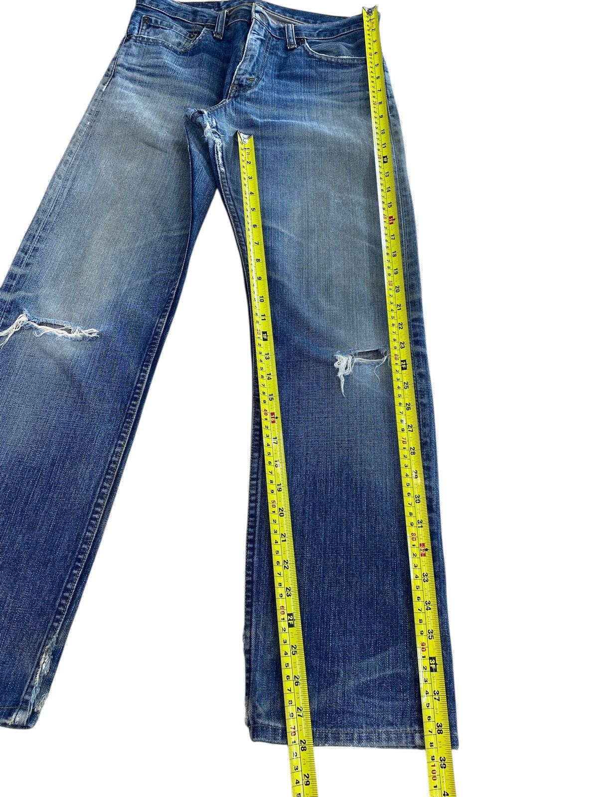 Levi's Levi’s_ Mud Wash Ripped Style Straight Leg Jeans Size US 30 / EU 46 - 8 Thumbnail