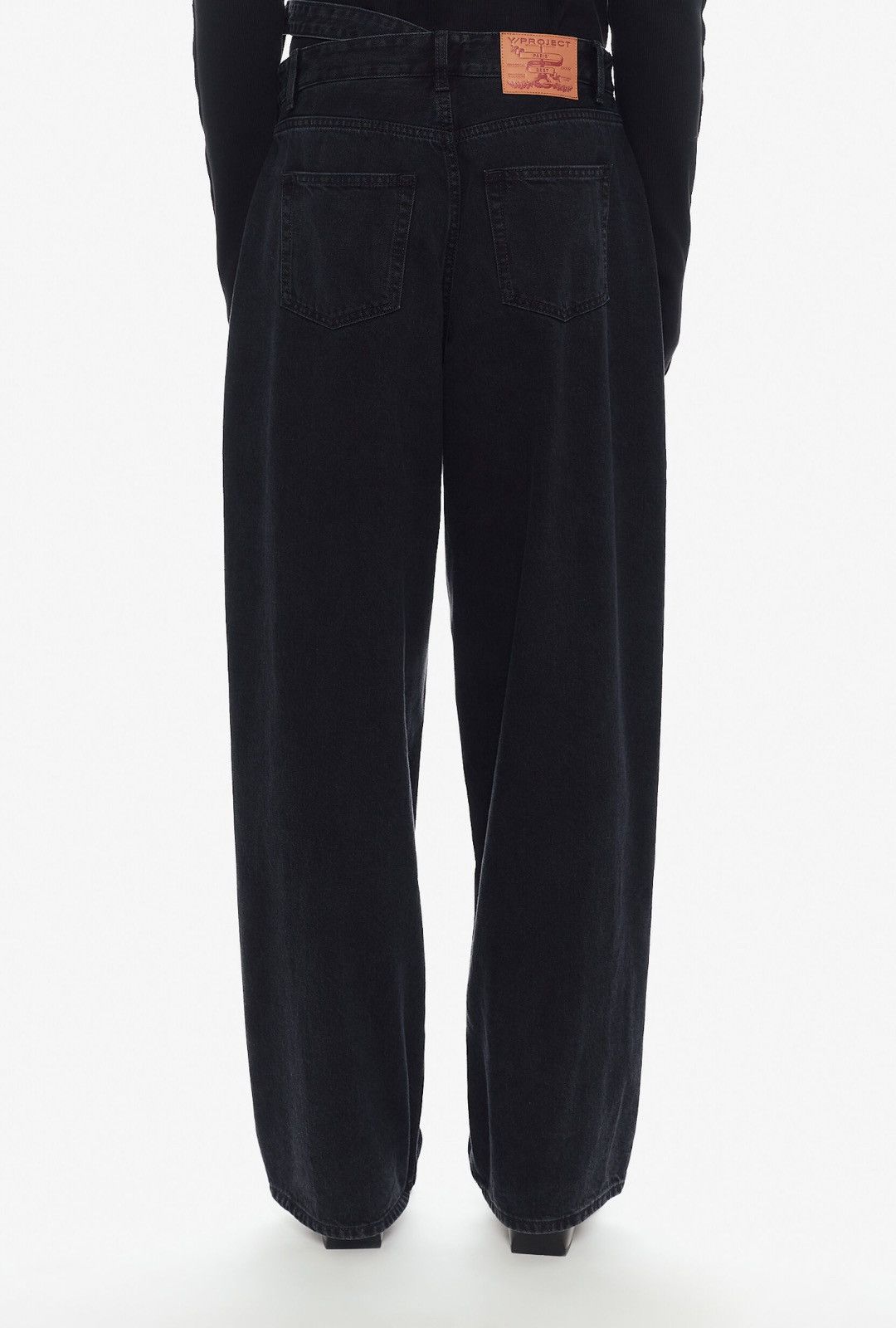 Y/Project Last Size Y/Project Black Multi Waistband Jeans Size US 32 / EU 48 - 2 Thumbnail