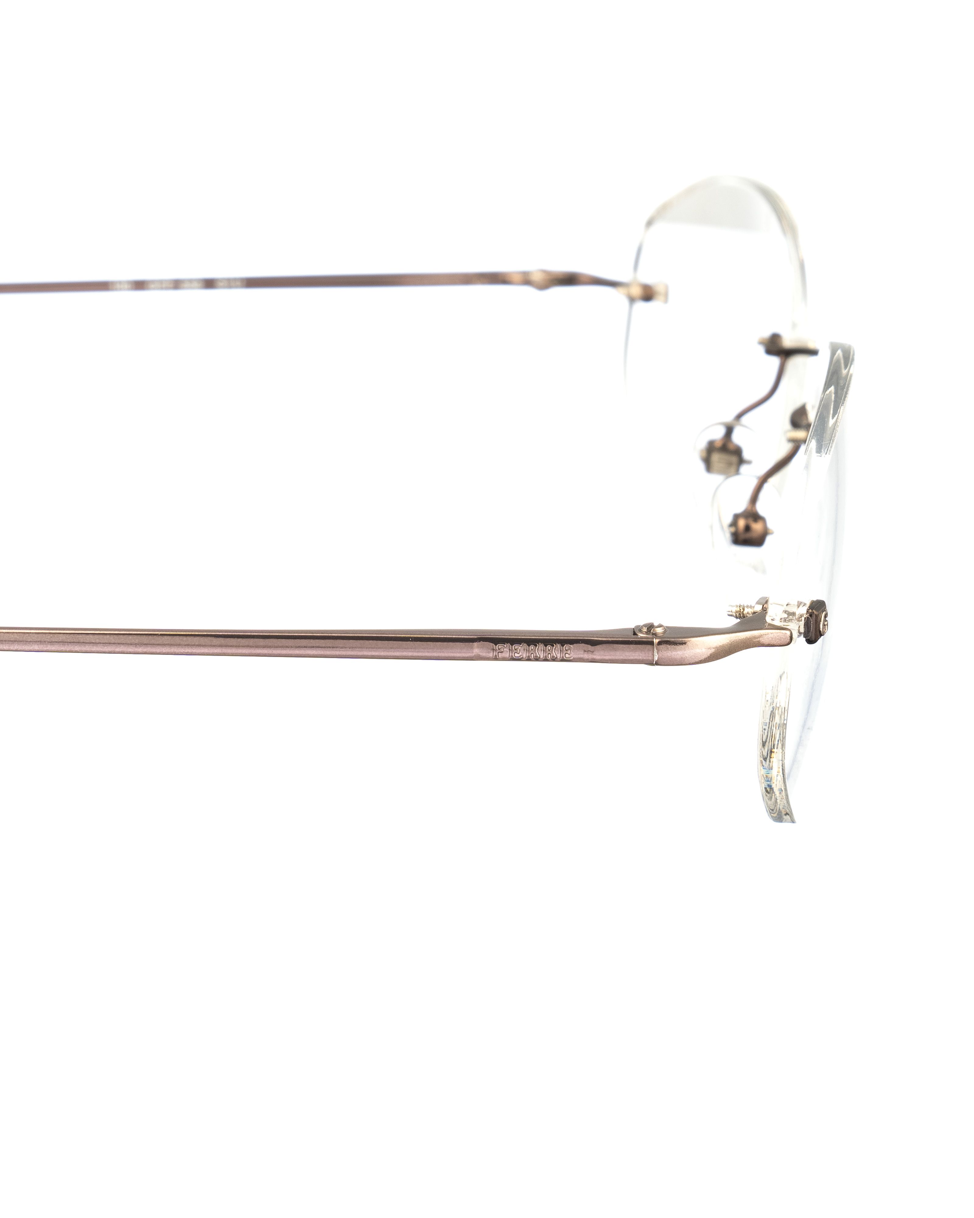 Gianfranco Ferre Gianfranco Ferre 00s Chocolate Brown Rimless Glasses Size ONE SIZE - 3 Thumbnail