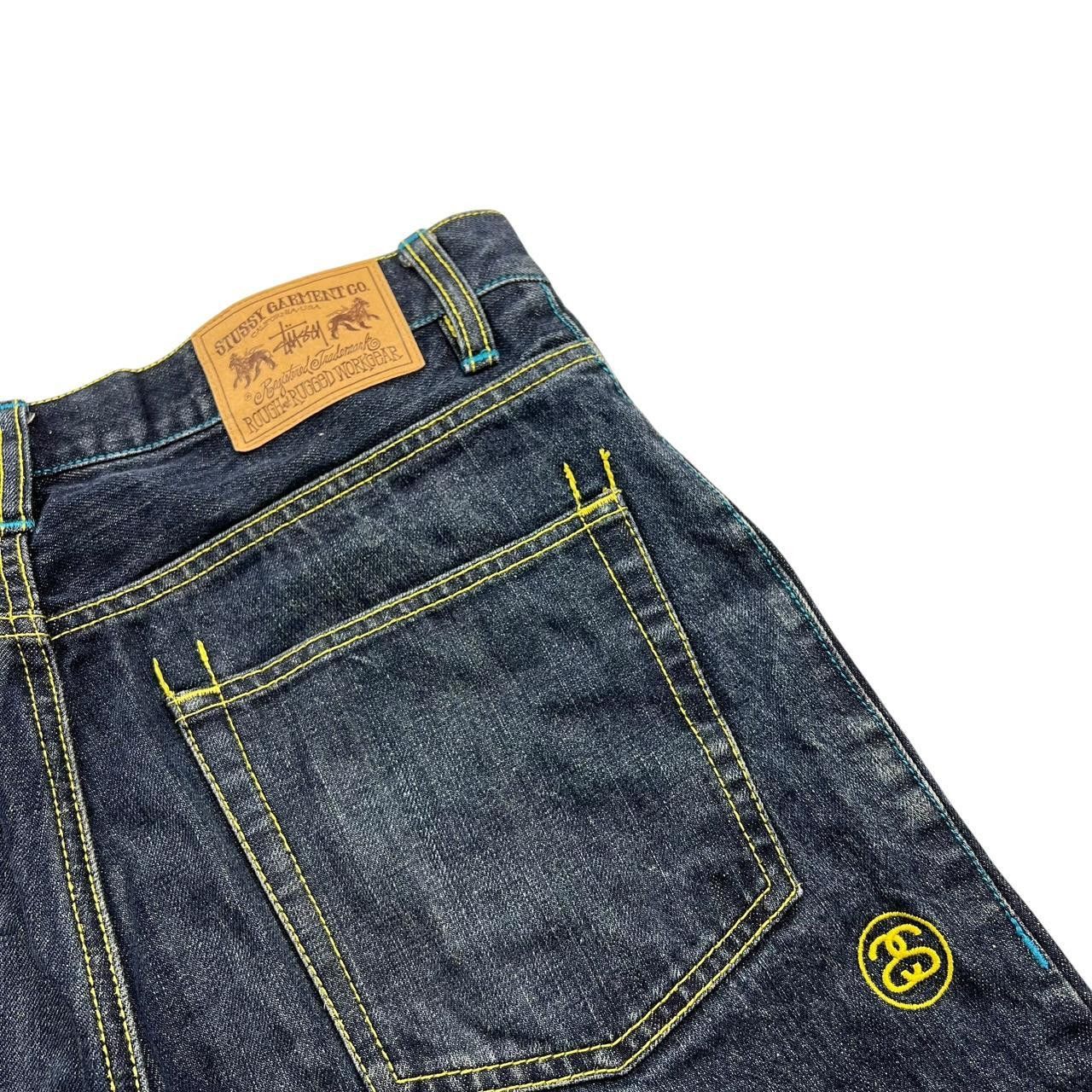 Stussy Vintage Stussy Embroidered Denim Shorts / Jorts - Waist 32 Size US 32 / EU 48 - 6 Thumbnail