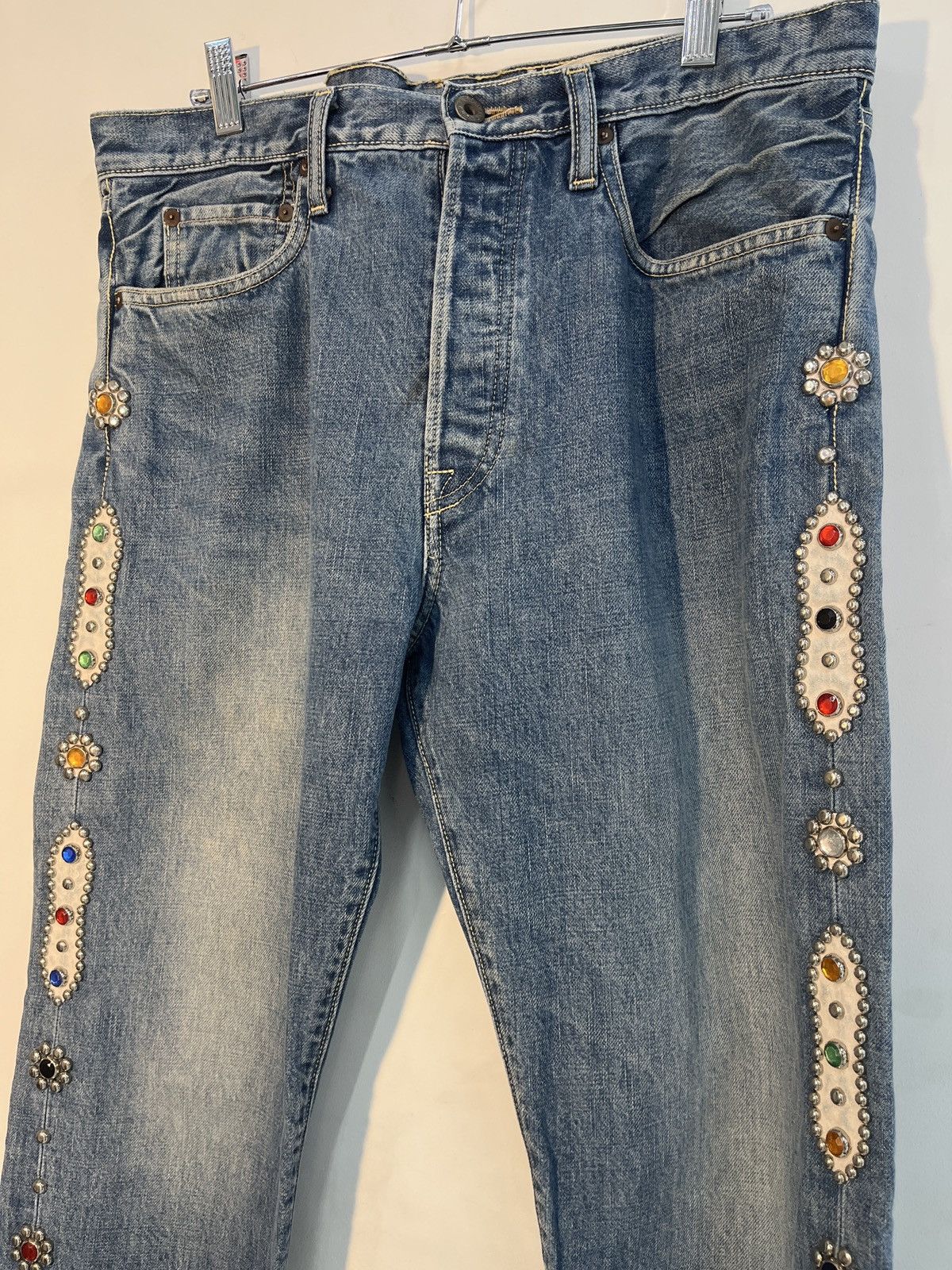 Kapital Kapital 14oz Denim 5p MONKEY CISCO (STUDS) Size US 34 / EU 50 - 3 Thumbnail