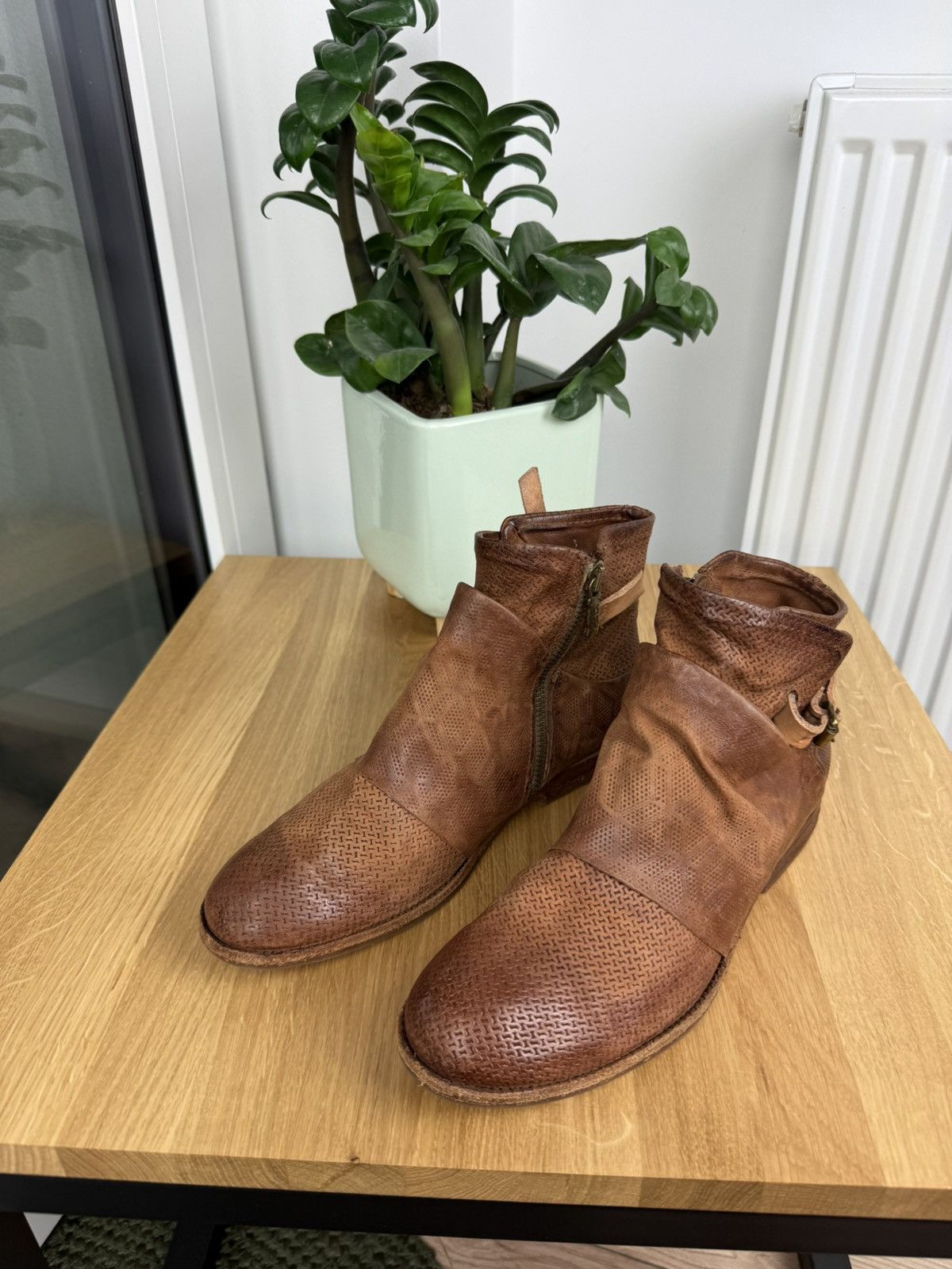 A.S.98 A.S 98 Brown Calfskin Leather Women’s Boots Size 39 Size US 9 / IT 39 - 4 Thumbnail