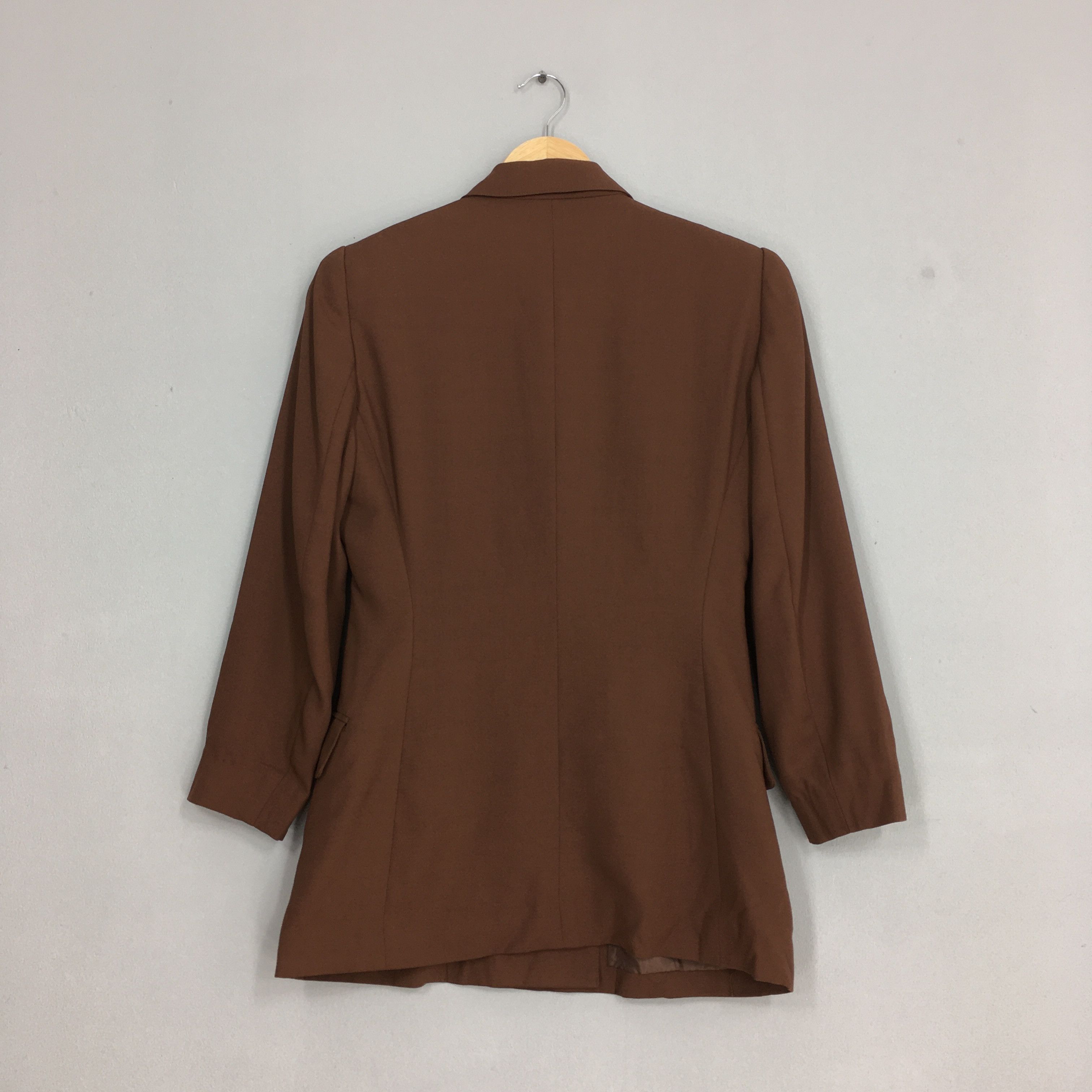Designer × Jean Paul Gaultier × Vintage Junior Gaultier Brown Casual Blazer Women Jacket Small Size S / US 4 / IT 40 - 9 Thumbnail