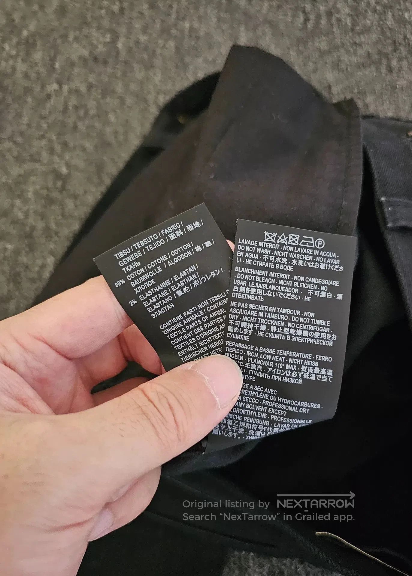 Saint Laurent Paris saint laurent slp black denim pants. Size US 30 / EU 46 - 6 Thumbnail