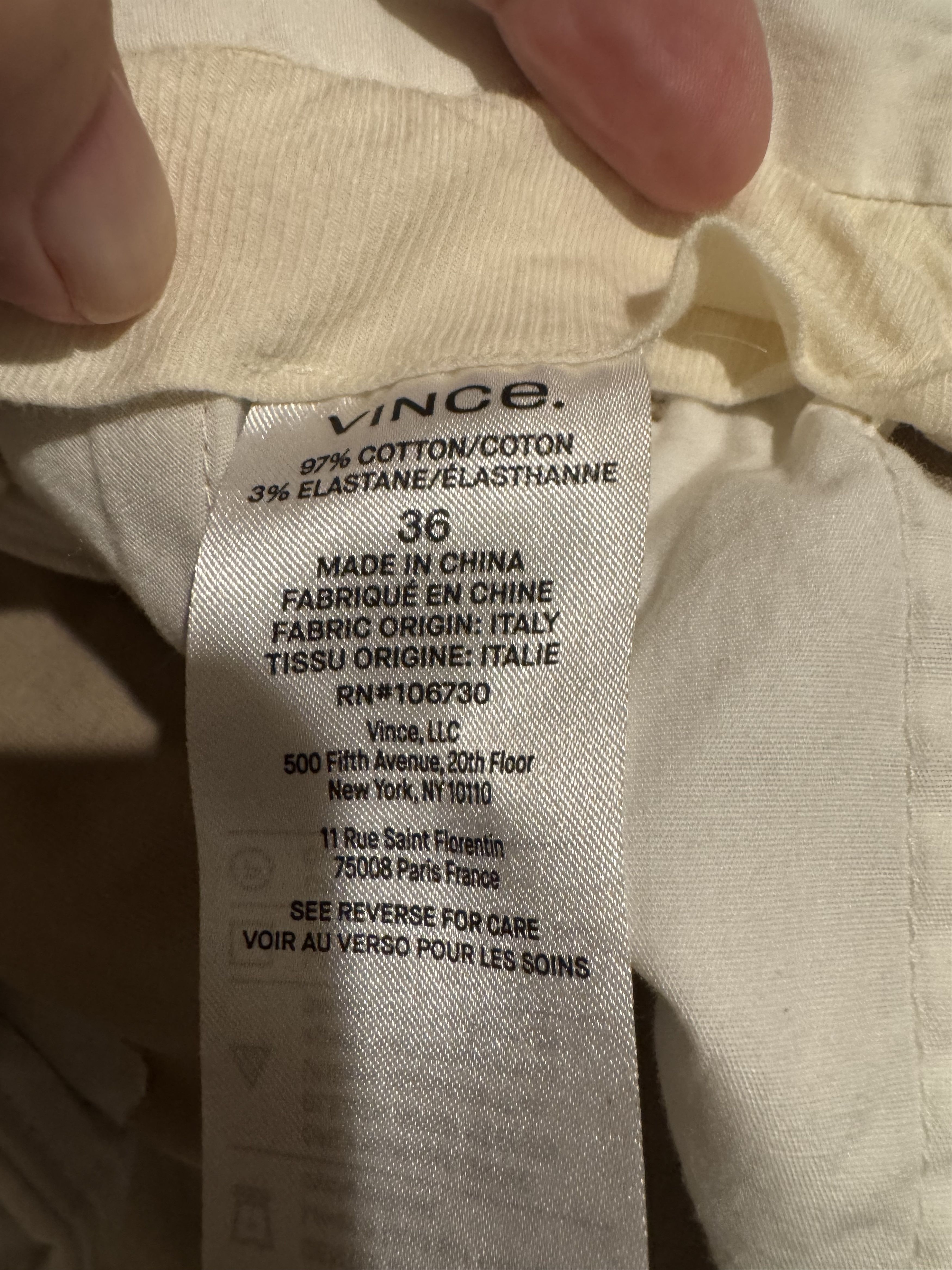 Vince Vince Kaki Casual Slacks. No Defects. US 36 Size US 36 / EU 52 - 4 Thumbnail