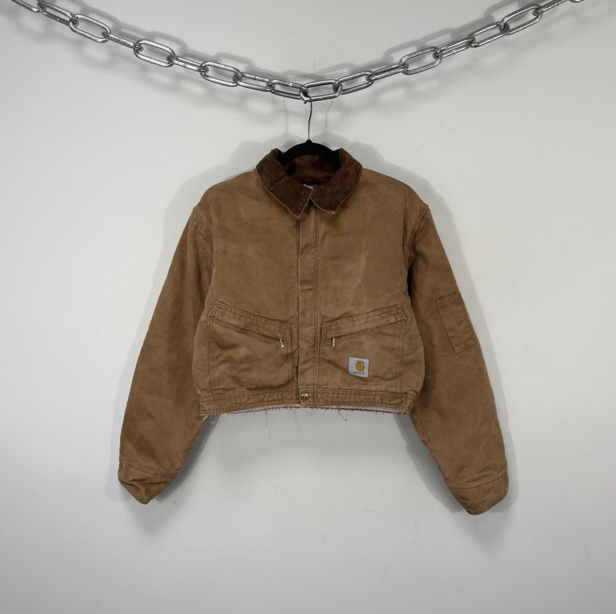 Carhartt Vintage Carhartt Workwear Orange/Brown Boxy Cropped Jacket Size US M / EU 48-50 / 2 - 1 Thumbnail