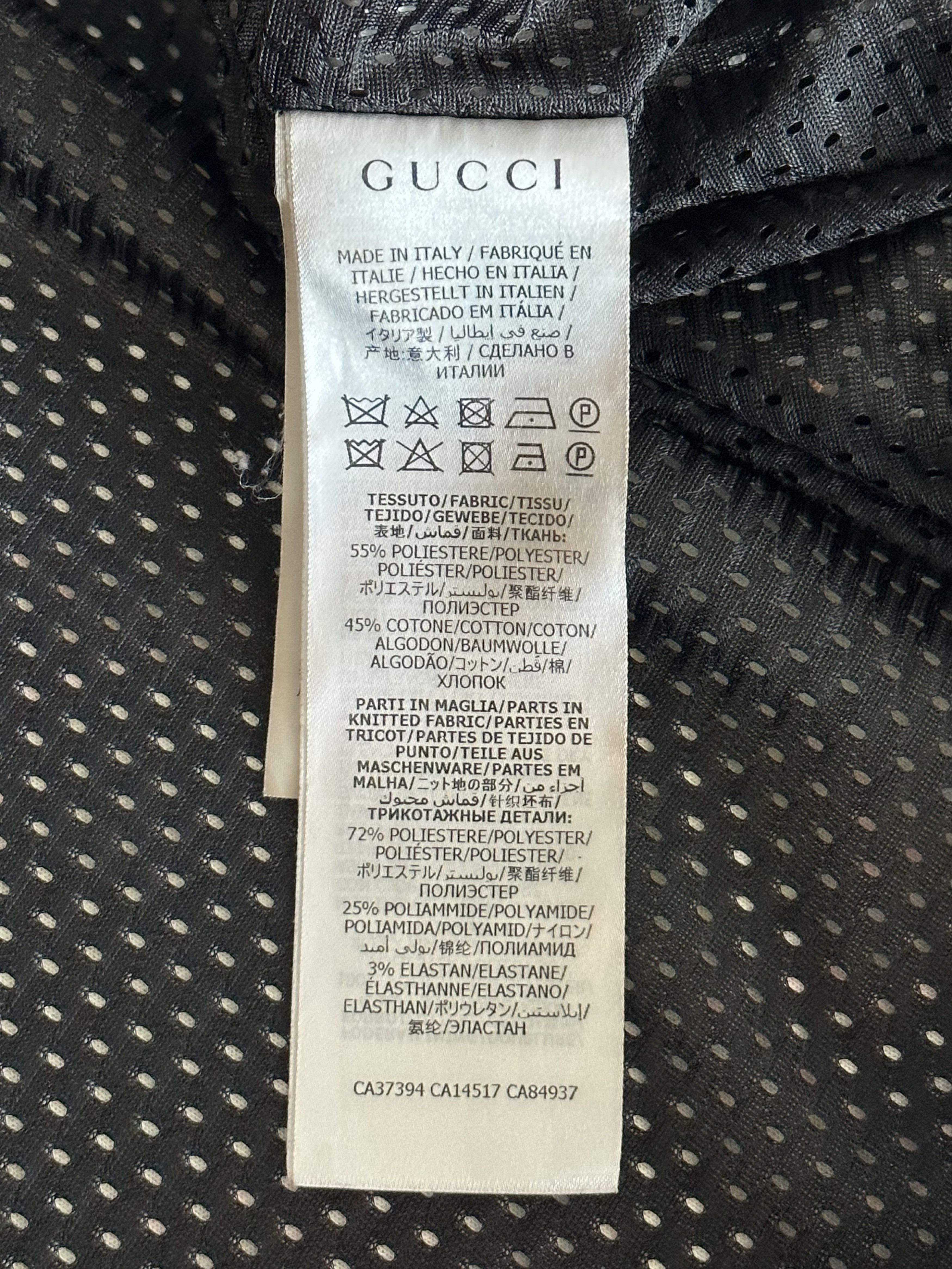 Gucci Gucci Black & Multicolor Psychedelic Monogram Windbreaker Size US S / EU 44-46 / 1 - 5 Thumbnail
