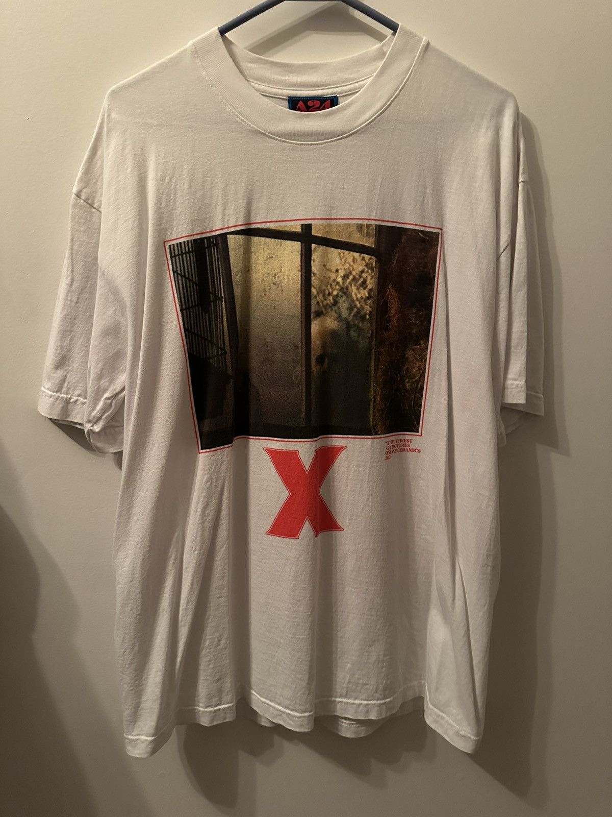 A24 × Online Ceramics Online Ceramics x A24 - X - Heebie Jeebies tee Size US L / EU 52-54 / 3 - 1 Thumbnail