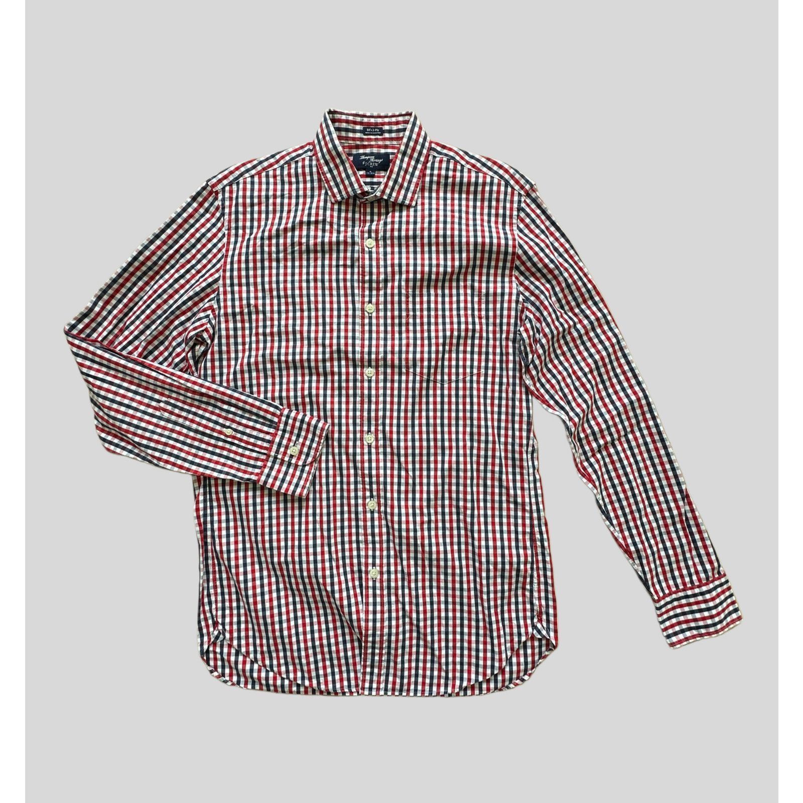 J.Crew Worn Twice J. Crew Thompson shirtings Men size M 15-15.5 Size US M / EU 48-50 / 2 - 1 Thumbnail