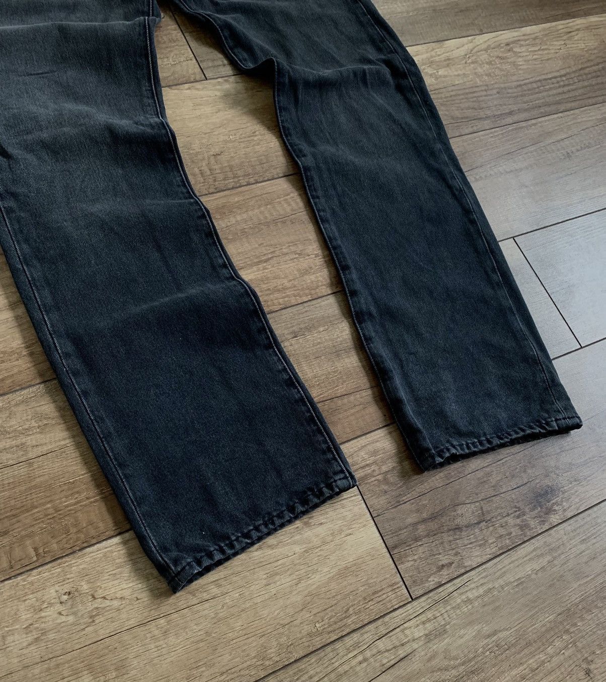 Levi's Levi’s Premium 501 Grey Washed Denim Pants Jeans Size US 33 - 6 Thumbnail