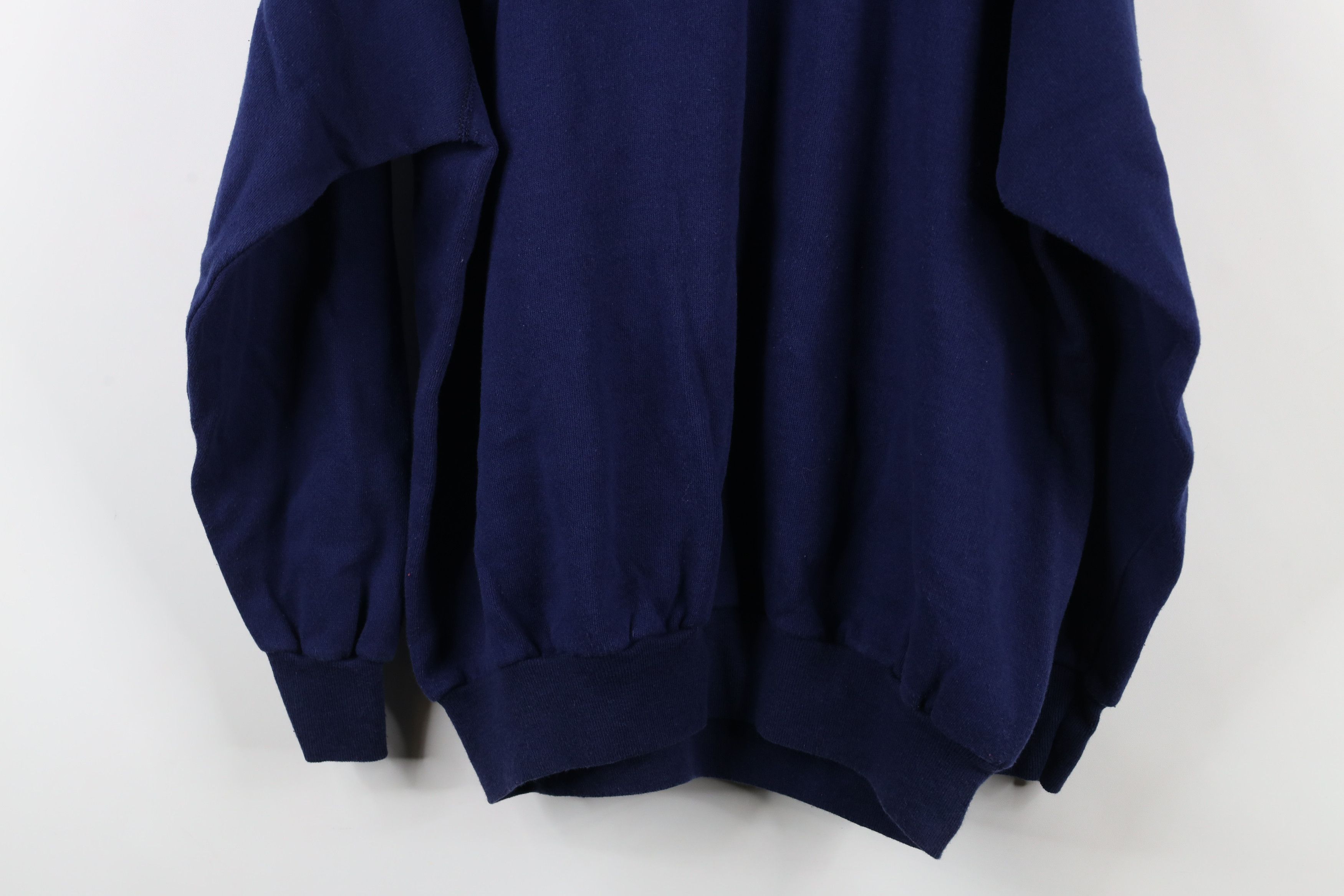 Vintage Vintage 70s 80s Streetwear Crewneck Sweatshirt Blue USA Size XL / US 12-14 / IT 48-50 - 10 Thumbnail