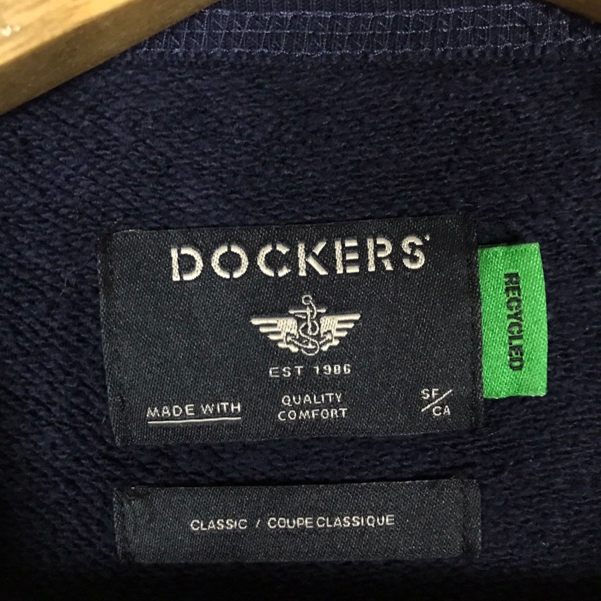 Dockers Vintage Dockers Plain Pullover Jumper Sweatshirt Size US S / EU 44-46 / 1 - 5 Thumbnail