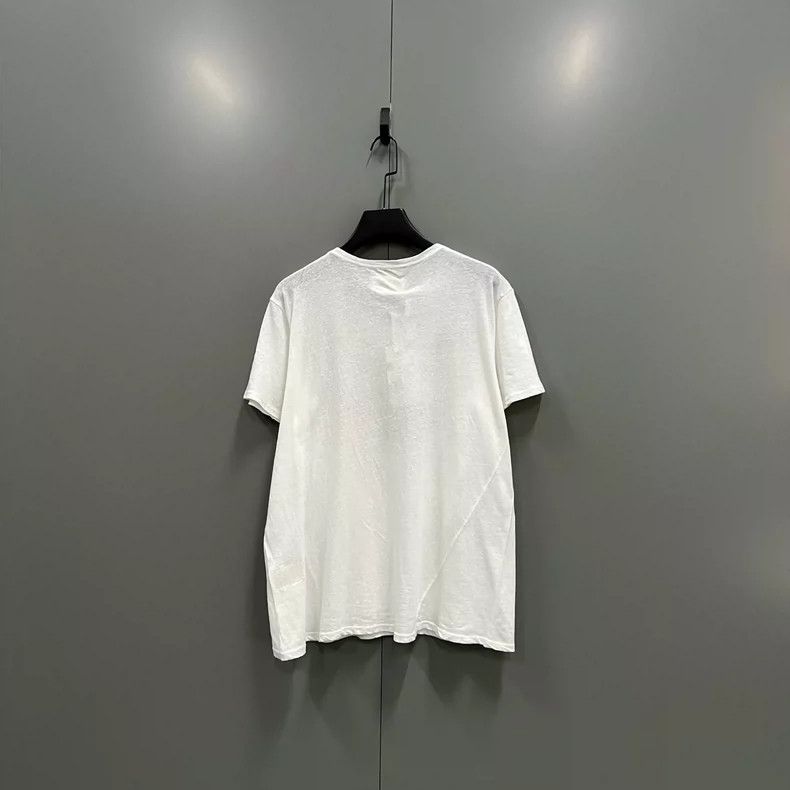 Greg Lauren greg laurenWhite distressed pattern short sleeved shirt 250 Size US M / EU 48-50 / 2 - 2 Thumbnail