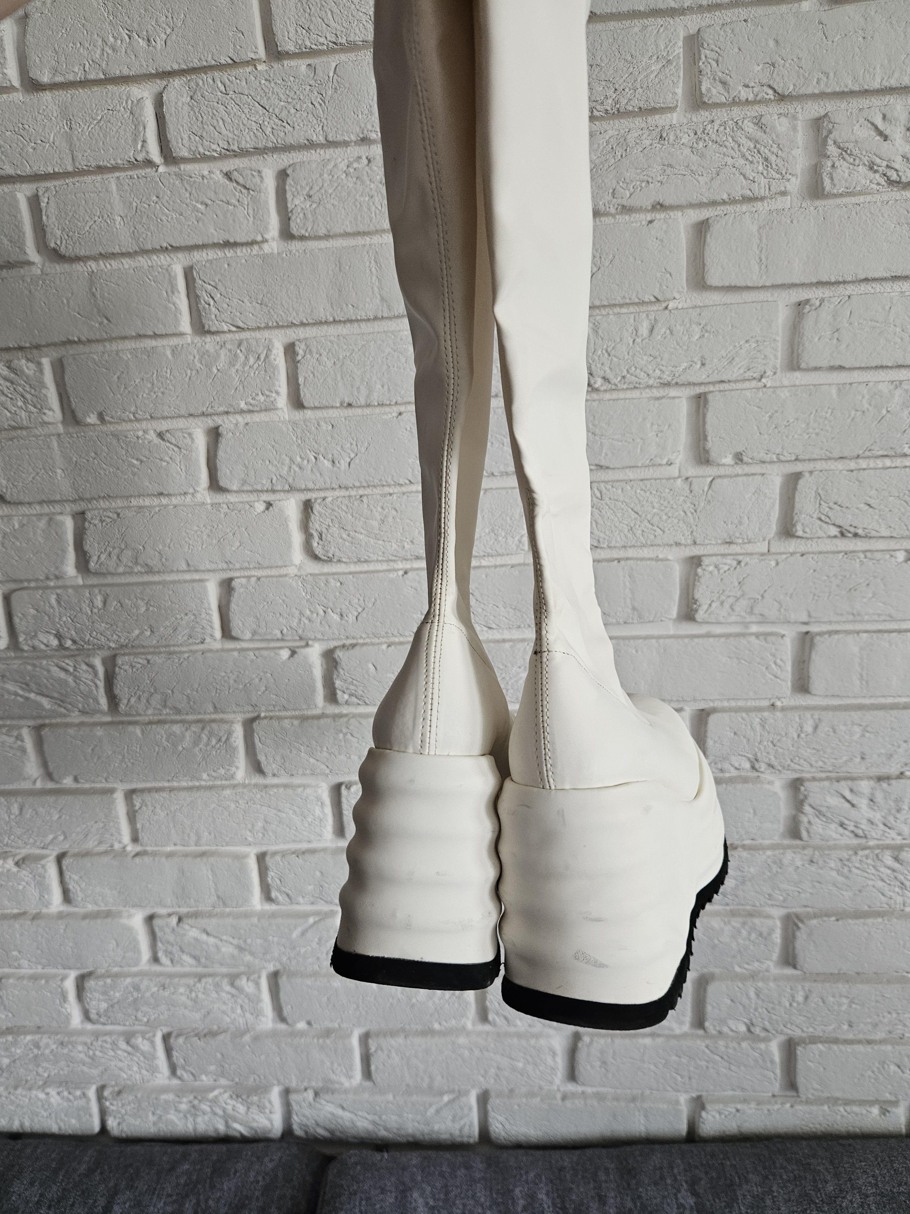 Hysteric Glamour Rare archive white platforms Rock Bull made in spain Size US 6 / IT 36 - 16 Thumbnail
