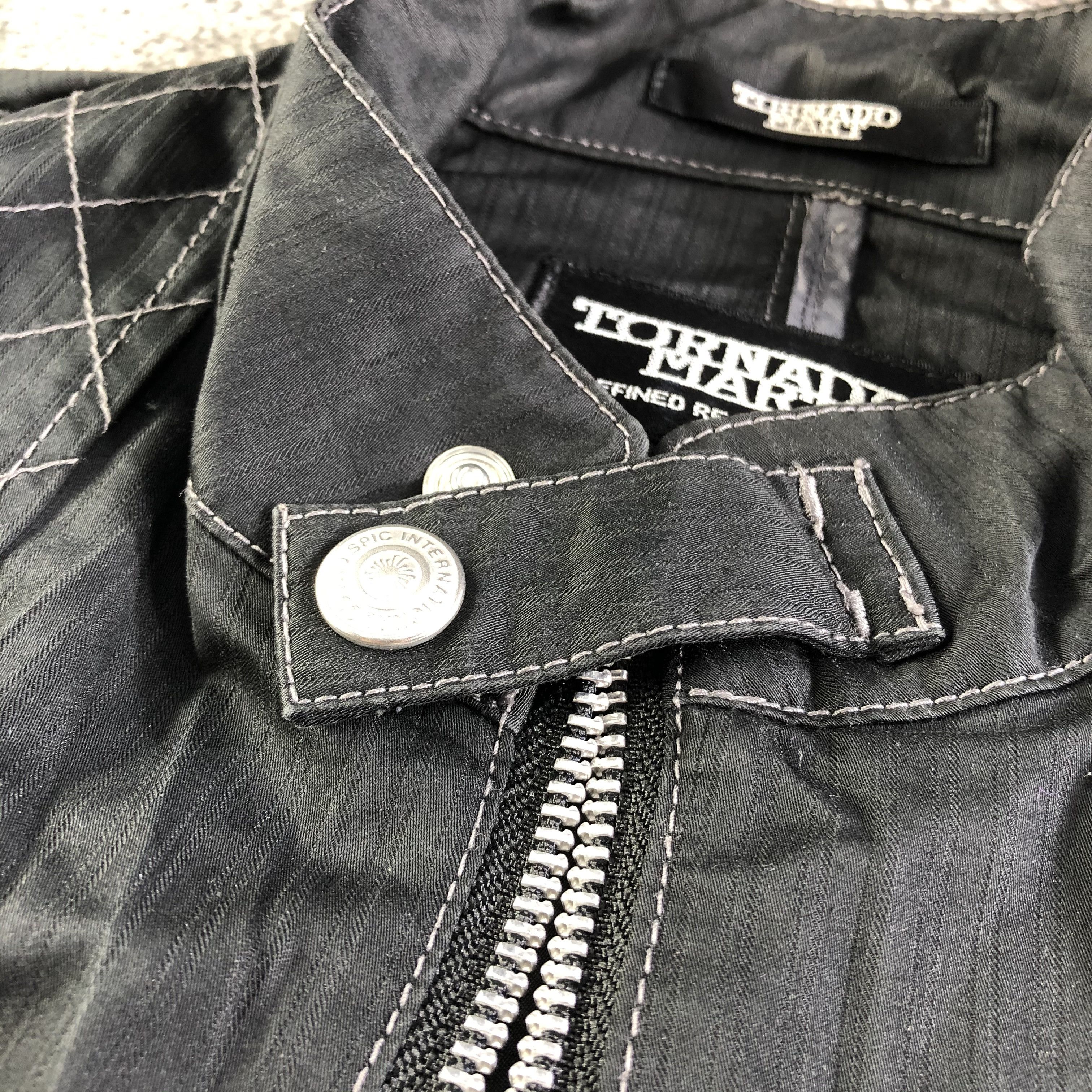 Tornado Mart Tornado Mart Black Zipper Jacket Size US M / EU 48-50 / 2 - 6 Thumbnail