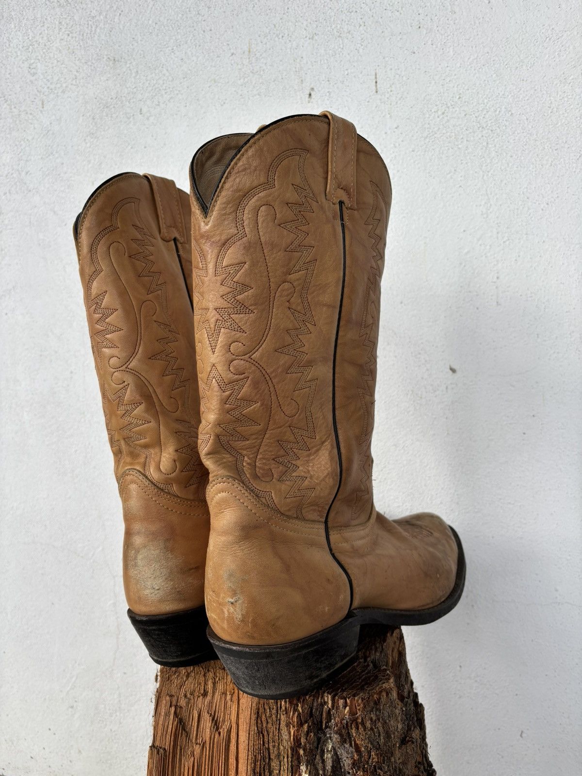 Kapital Tan leather Canada west cowboy boots Size US 9.5 / EU 42-43 - 4 Thumbnail