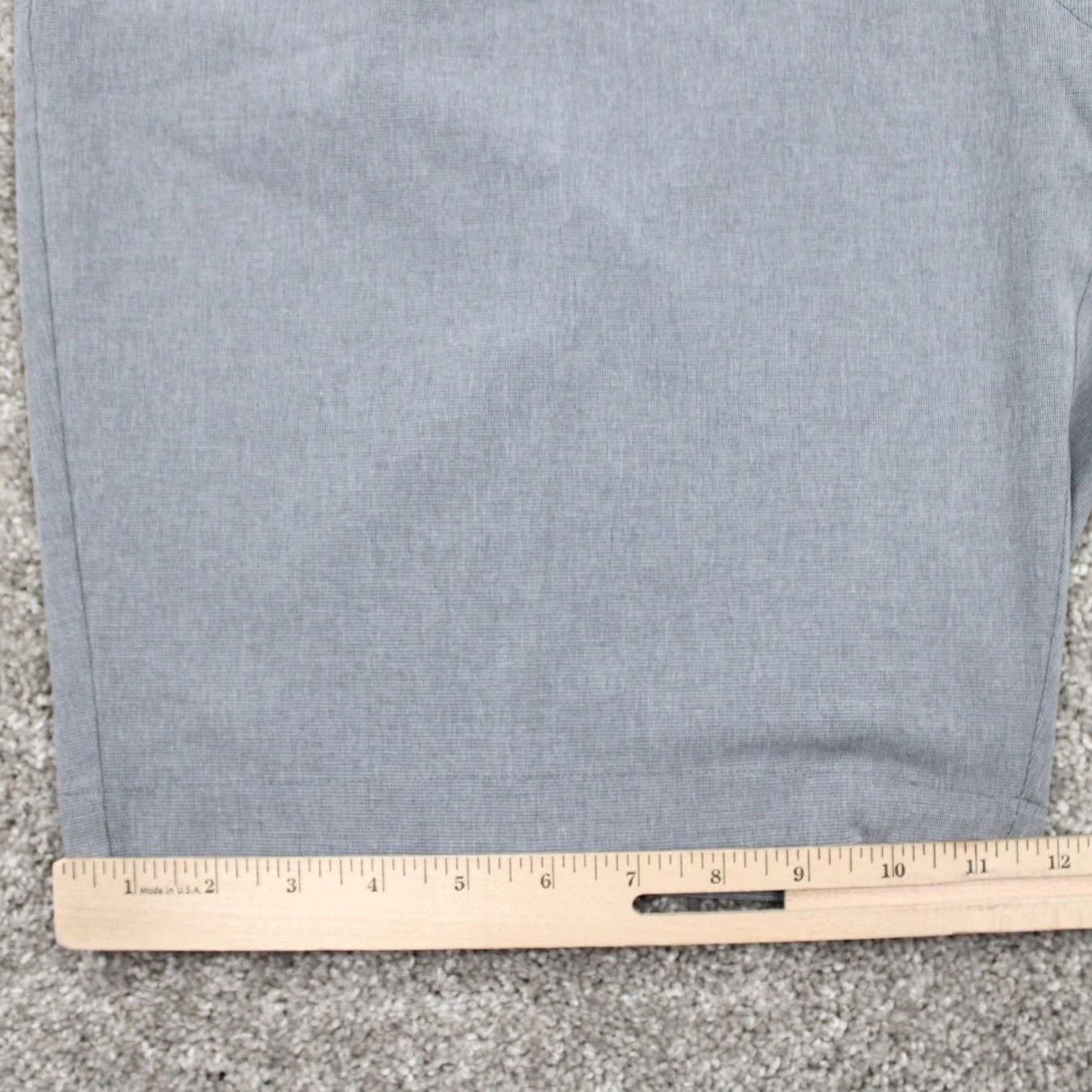 TravisMathew Travis Mathew Beck Shorts Mens 42 Gray Golf Polyester Cotton Stretch 10" inseam Size US 42 / EU 58 - 5 Thumbnail