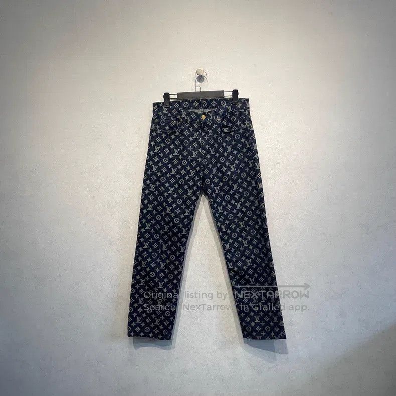 Louis Vuitton Louis Vuitton Three-flower full-print jeans Size US 30 / EU 46 - 1 Thumbnail
