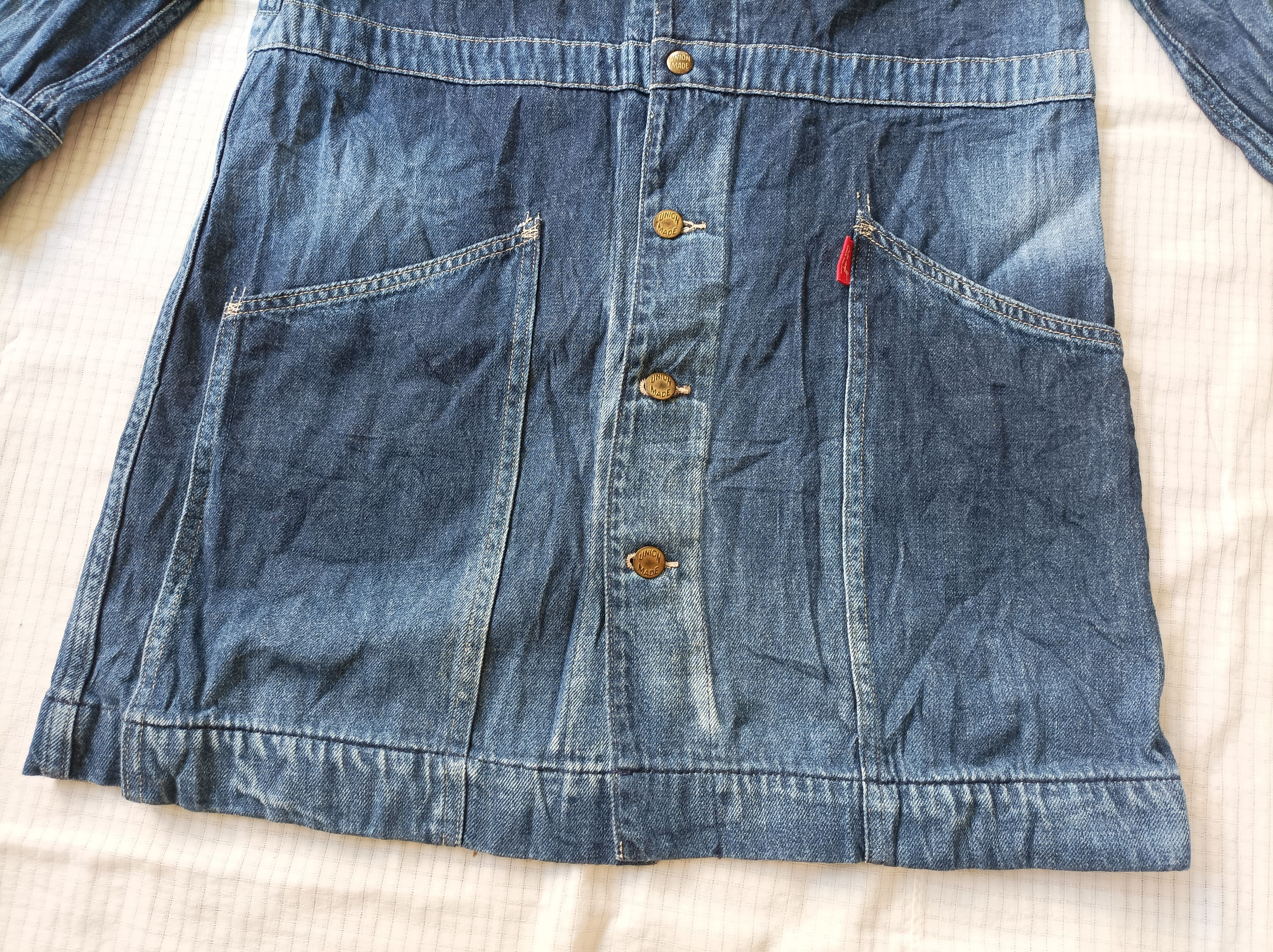Japanese Brand (J567) Cepo Long Denim Jean Jacket Japan M Size M / US 6-8 / IT 42-44 - 5 Thumbnail