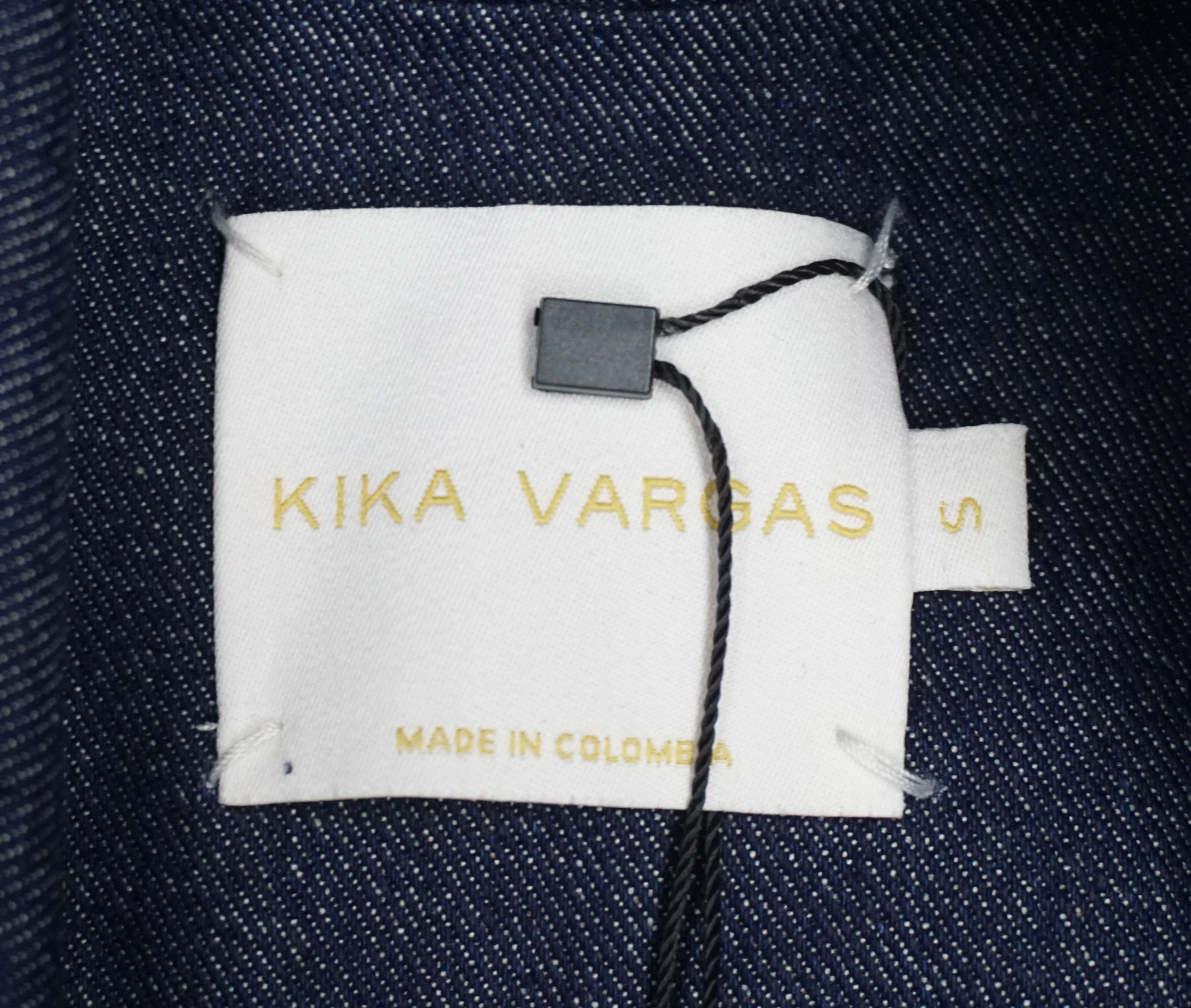 Other Kika Vargas denim blazer Size S / US 4 / IT 40 - 2 Thumbnail