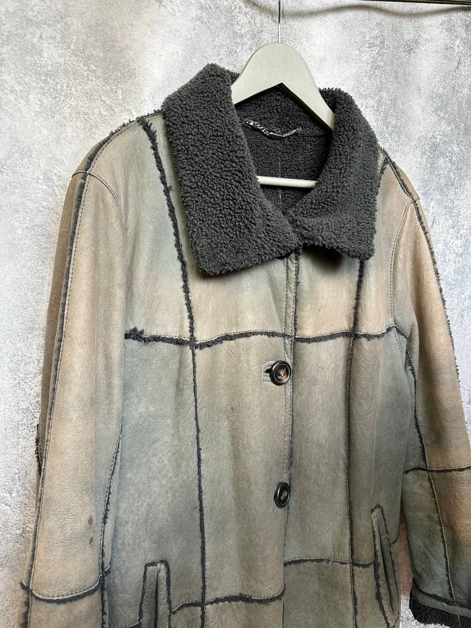 Other RRP 1900$ Werner Christ Patchwork Shearling Coat Size 50 Size US L / EU 52-54 / 3 - 4 Thumbnail