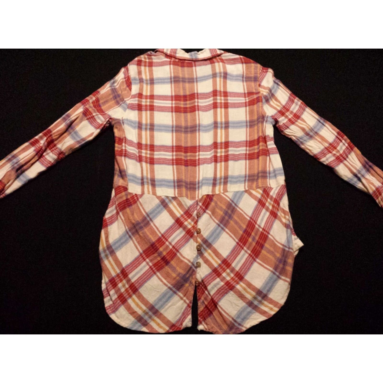 Lucky Brand Lucky Brand Shirt XS Womens Multicolor Plaid Long Sleeve Button-Front Size XS / US 0-2 / IT 36-38 - 6 Thumbnail