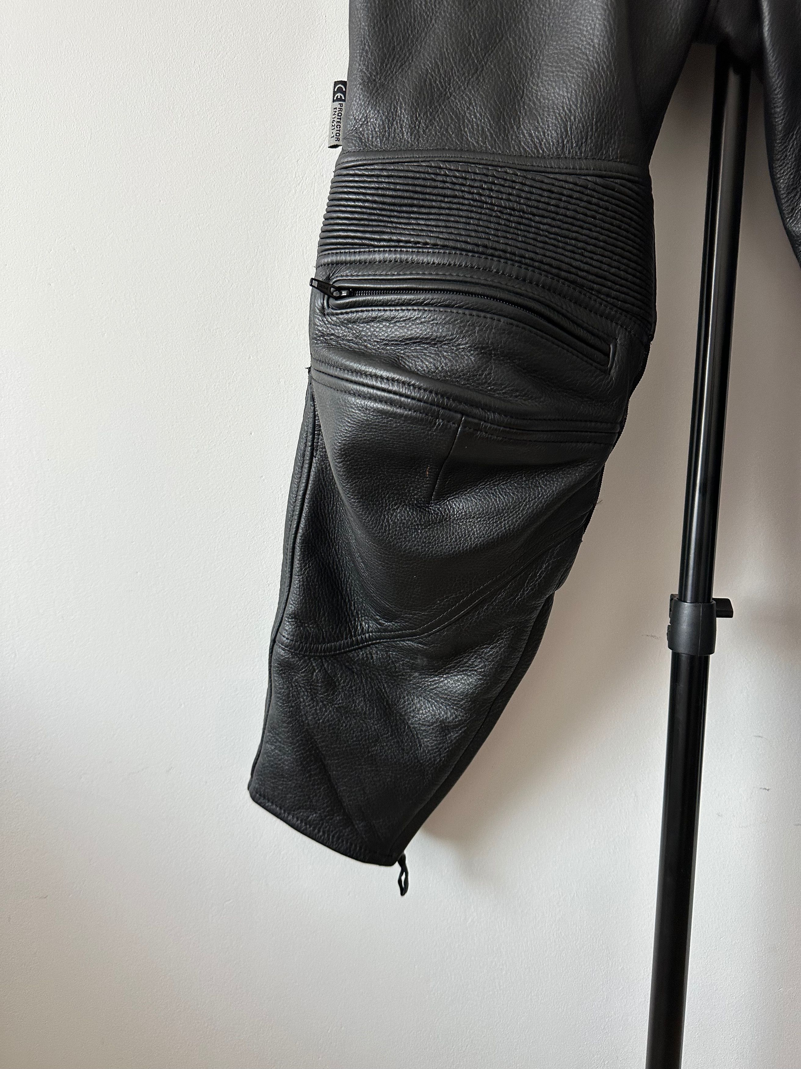 Indian Motorcycle IXS Motorcycle motorsport black leather pants Size US 34 / EU 50 - 7 Thumbnail