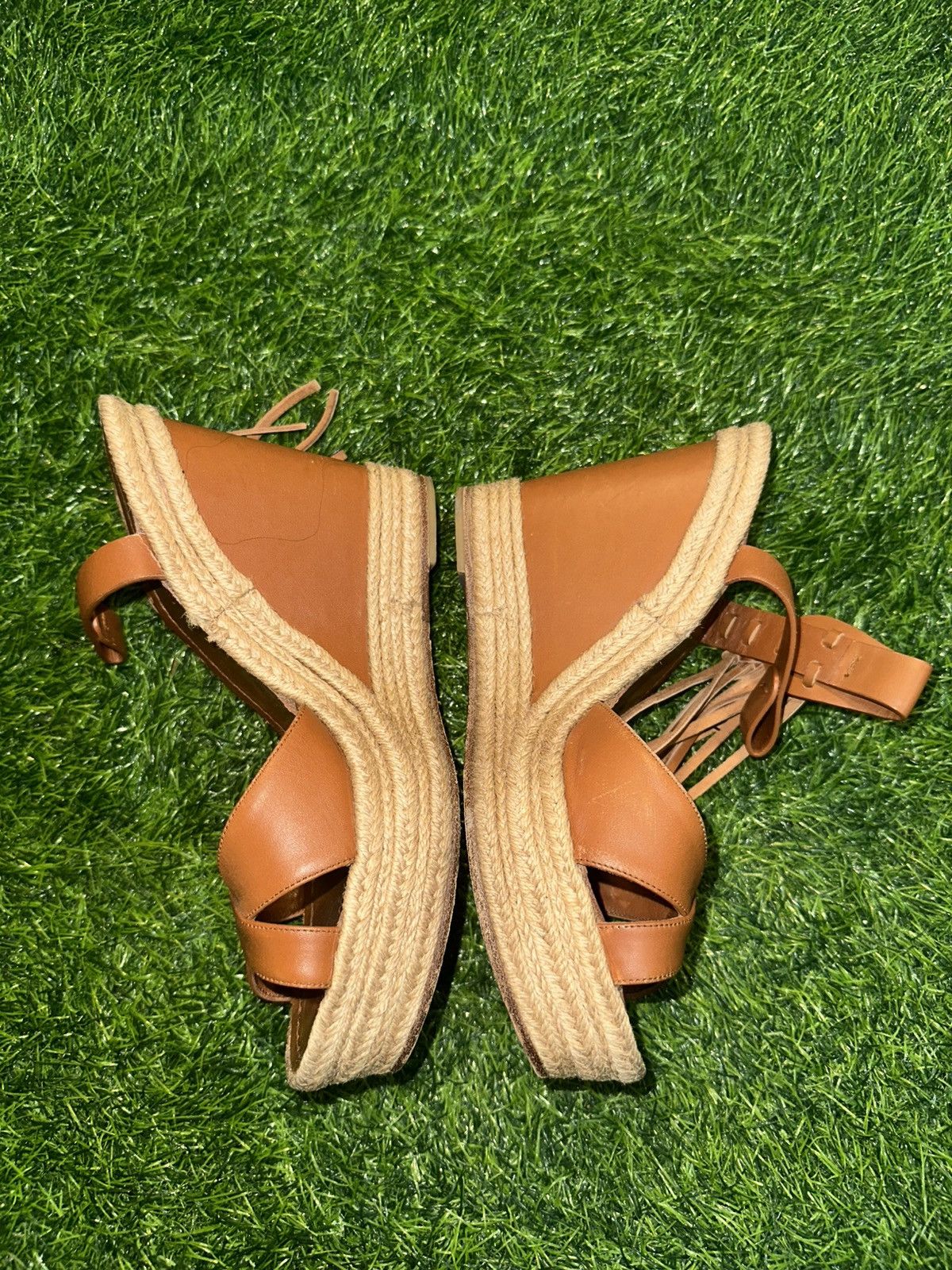 Valentino Valentino tan espadrilles with fringe detail size 40 Size US 10 / IT 40 - 4 Thumbnail