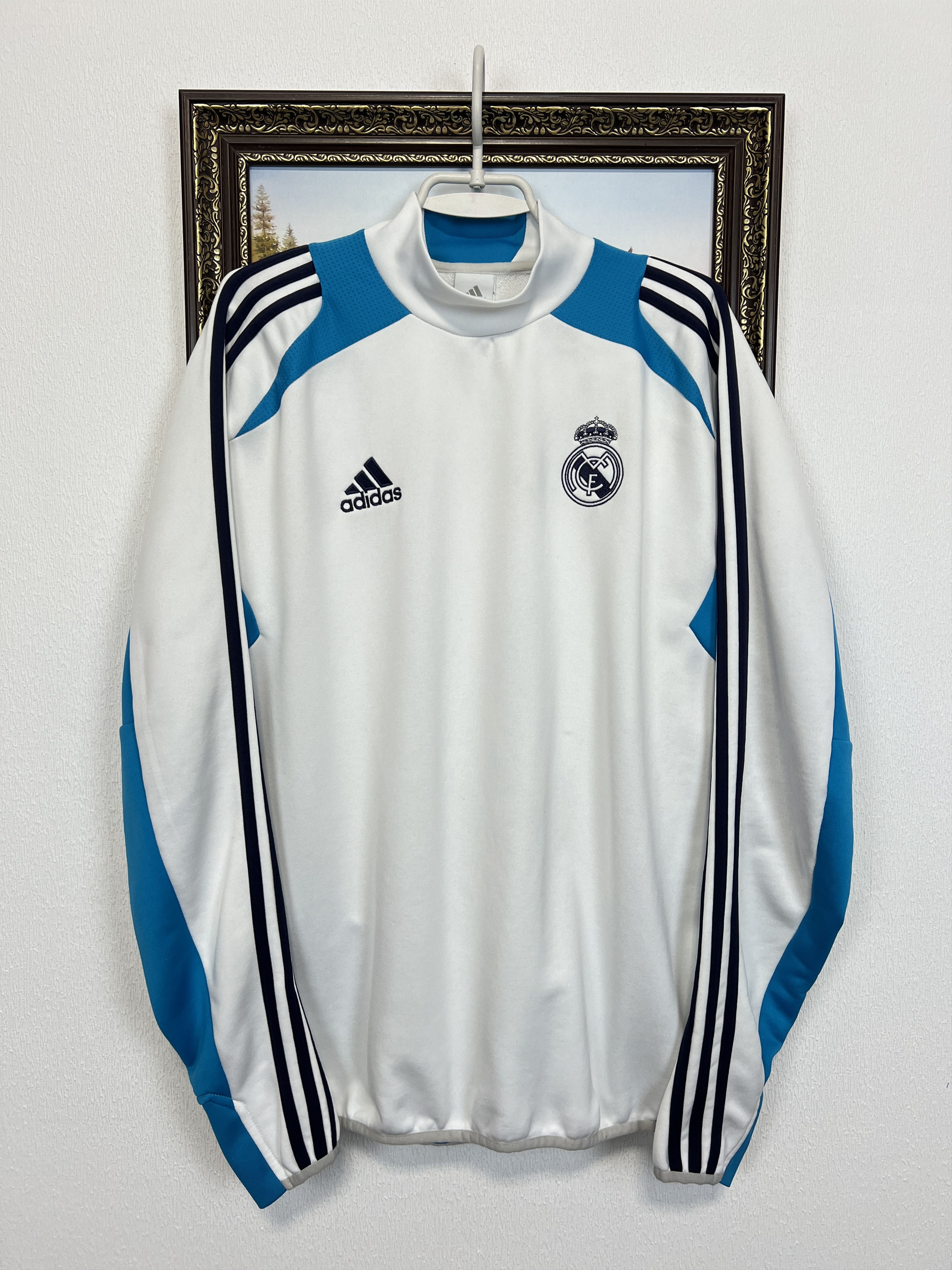 Adidas Real Madrid Football Train Sweatshirt Soccer Track Top Size US L / EU 52-54 / 3 - 1 Thumbnail