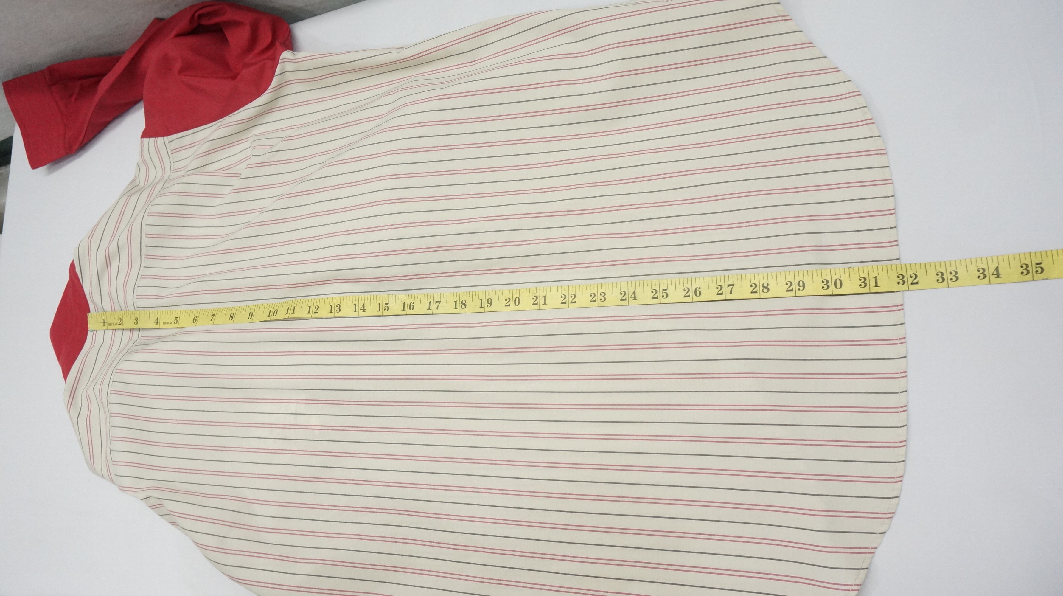 Japanese Brand 🔥 Vtg ENEOS Button Up Long Sleeve Red Stripes Design Shirt Size US M / EU 48-50 / 2 - 8 Thumbnail