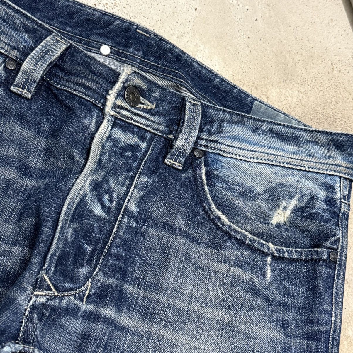Diesel Diesel Industry Larkee Distress Whisker Button Denim Pants Size US 32 / EU 48 - 9 Thumbnail