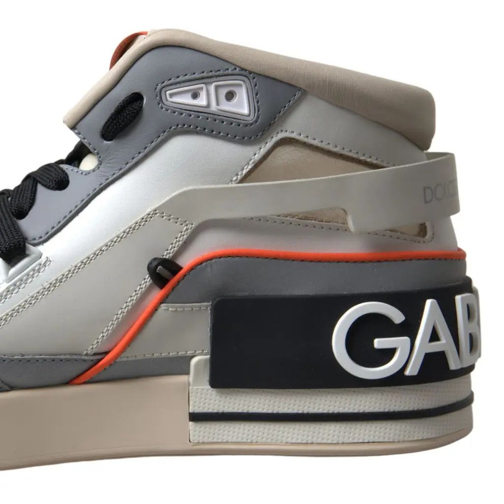 Dolce & Gabbana o1y0125 Logo Hi-Top Sneakers in Multicolor Size US 7 / EU 40 - 4 Thumbnail