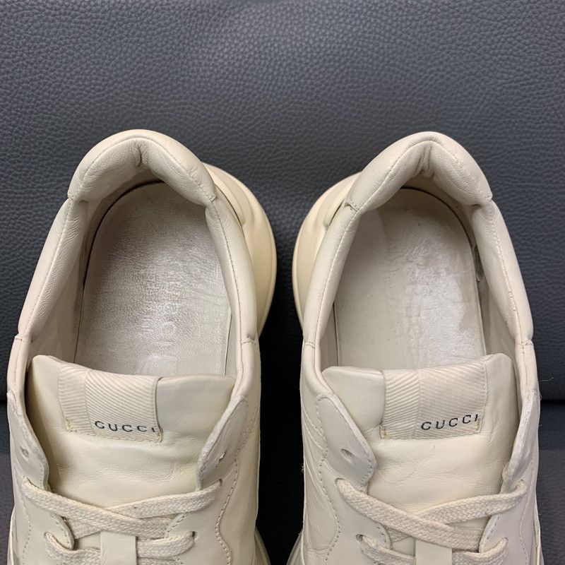 Gucci Gucci Rhyton Logo Dad Sneakers in Ivory White - Size US 9 / EU 42 - 5 Thumbnail