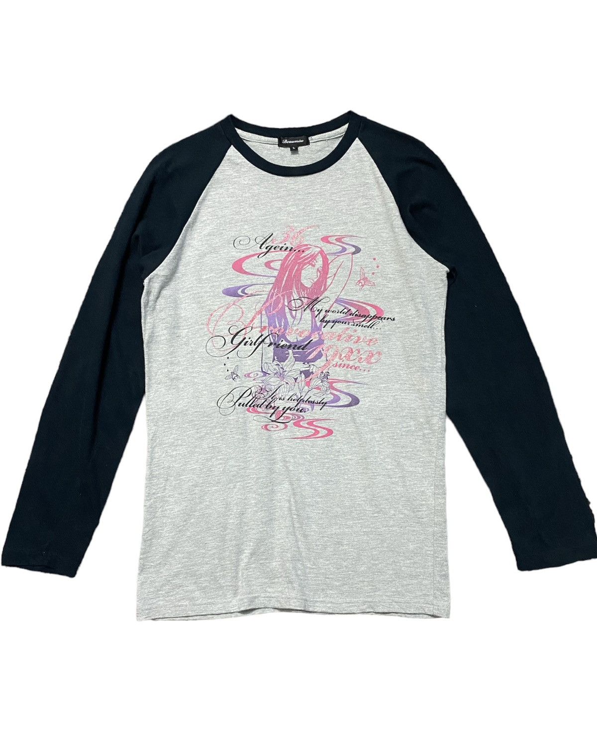 Hysteric Glamour Beaumere Poem Japanese Brand Long Sleeve T-shirt Size US XS / EU 42 / 0 - 1 Thumbnail