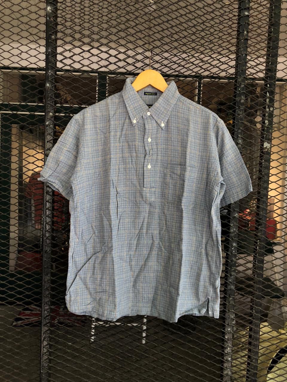 SUGAR CANE TOYO ENTERPRISE PLAID BUTTON SHIRT