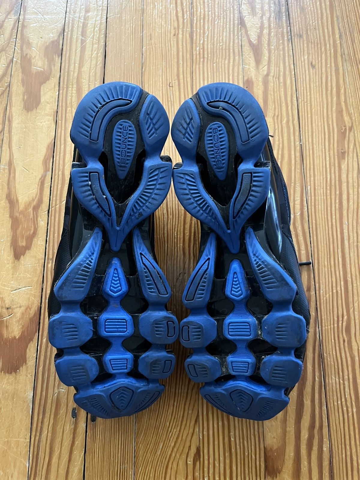 Adidas × Raf Simons Raf Simons Adidas Bounce Trainer Blue Camo Size US 9.5 / EU 42-43 - 6 Thumbnail