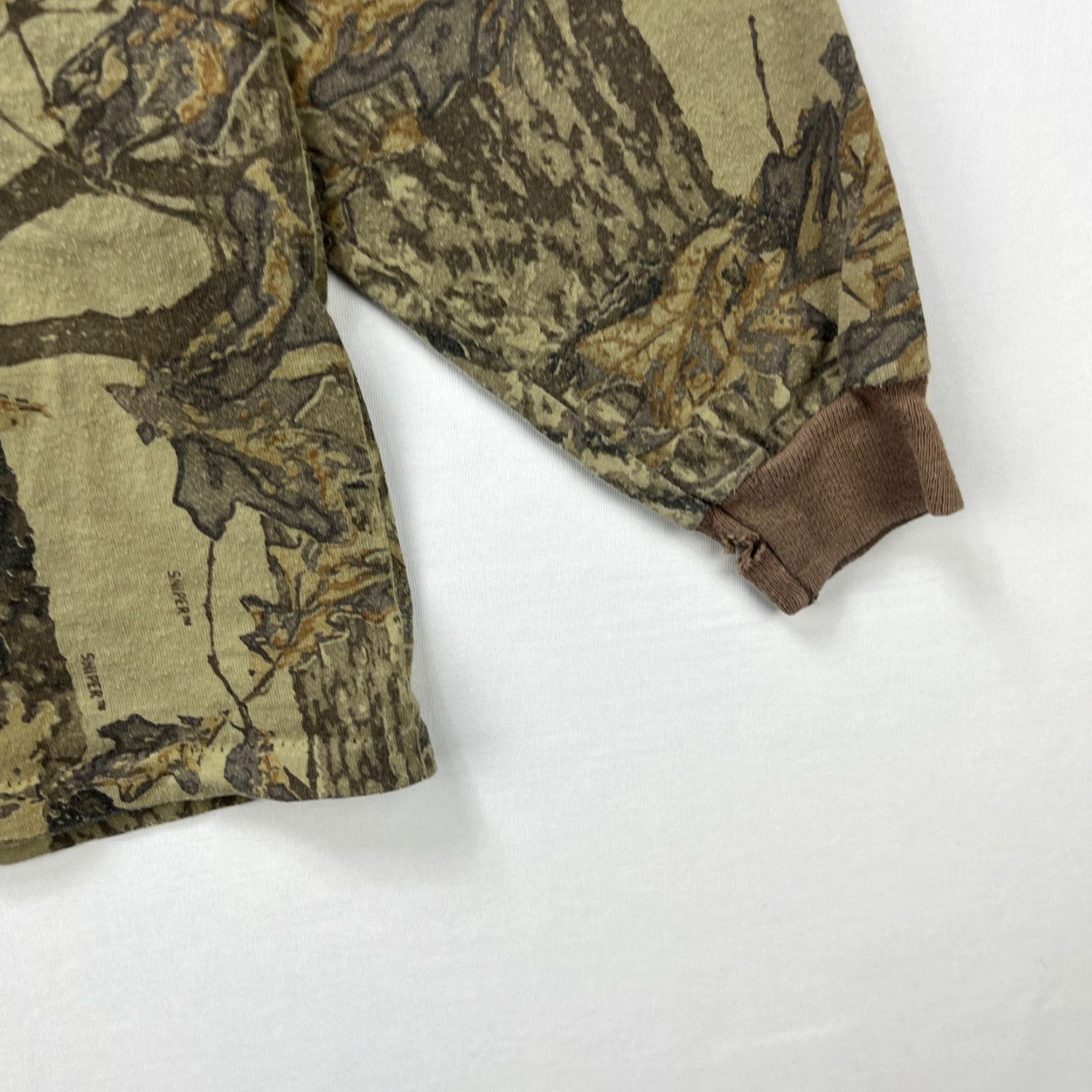 Realtree VINTAGE Realtree Boxy Camo Long Sleeve Shirt L Green 90s Mens Size US L / EU 52-54 / 3 - 5 Thumbnail
