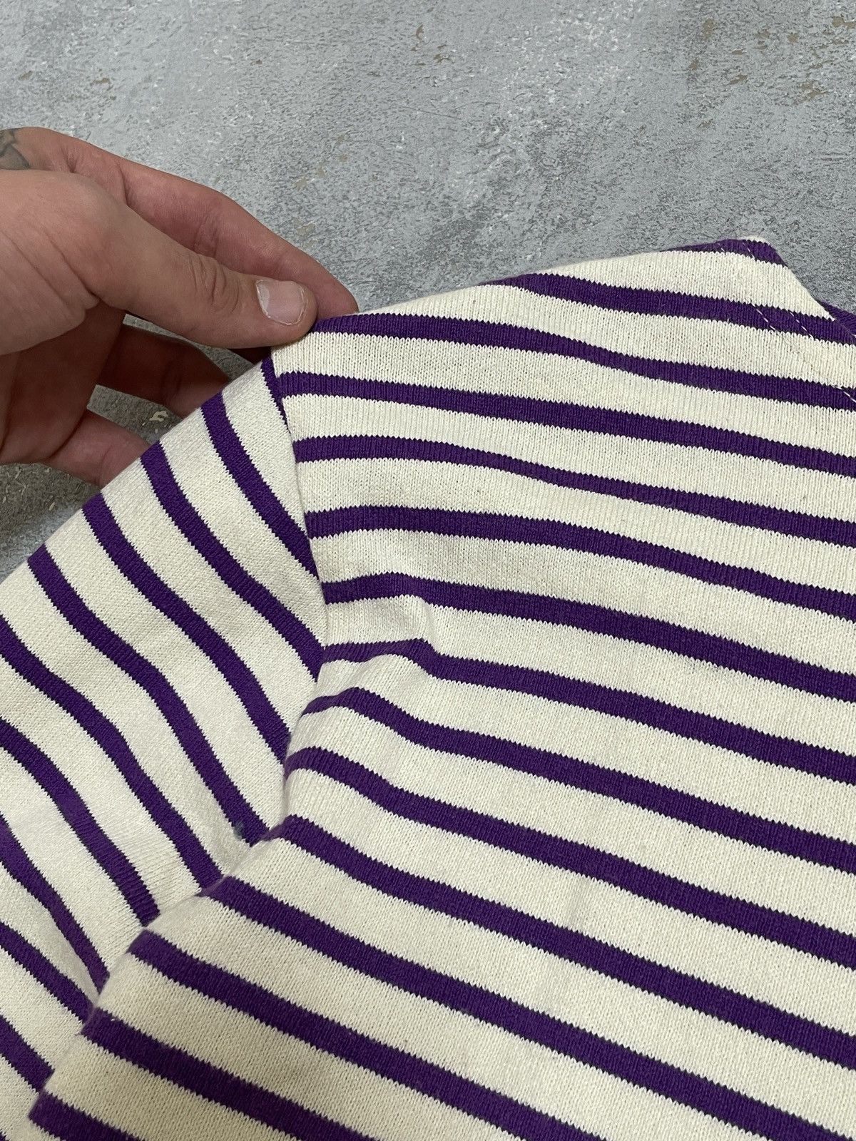 Beams Plus Beams Boy Y2K Stripe WP Longsleeve Shirt Size US S / EU 44-46 / 1 - 7 Thumbnail