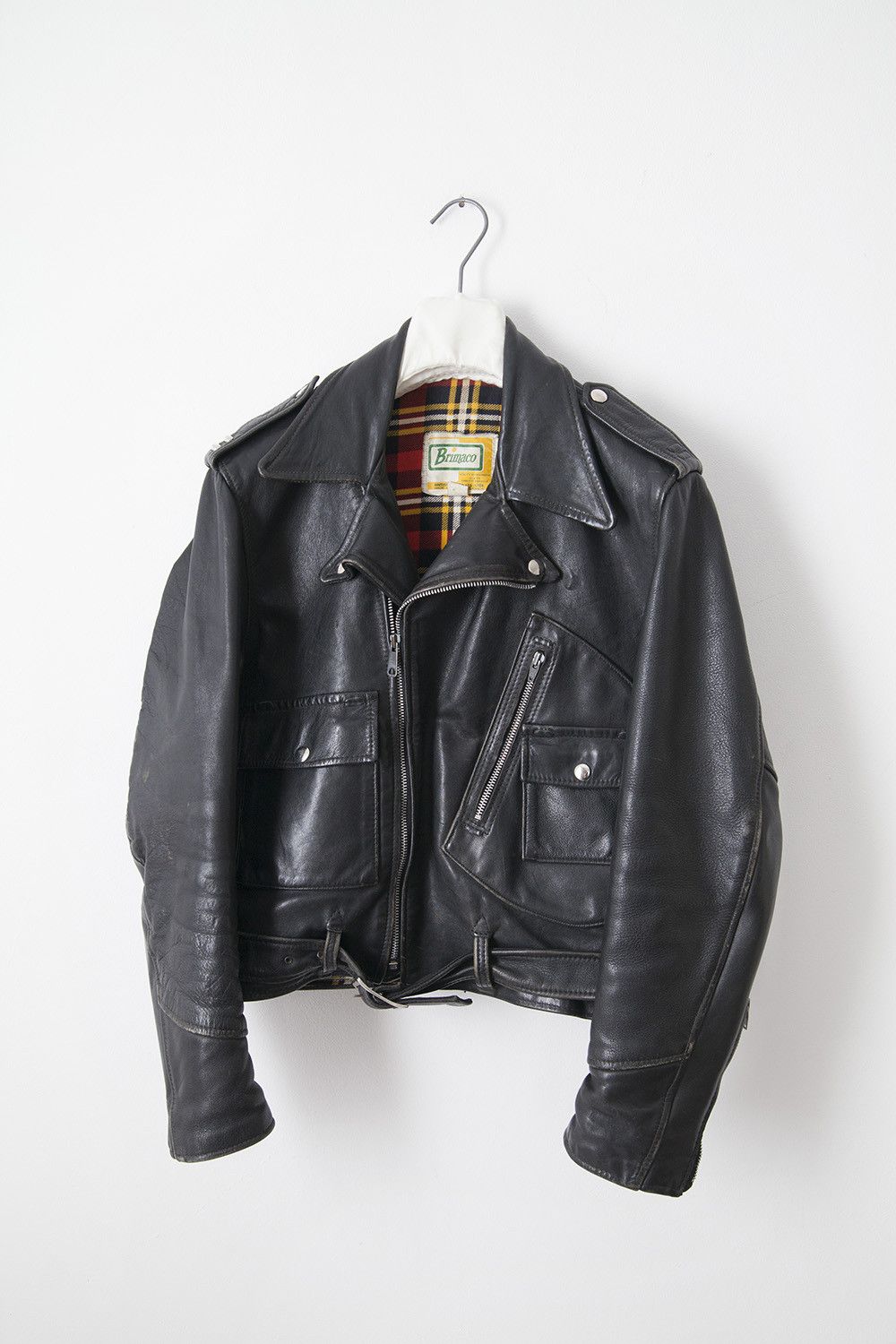 Vintage 1980's Brimaco D-pocket leather jacket Size US S / EU 44-46 / 1 - 1 Thumbnail