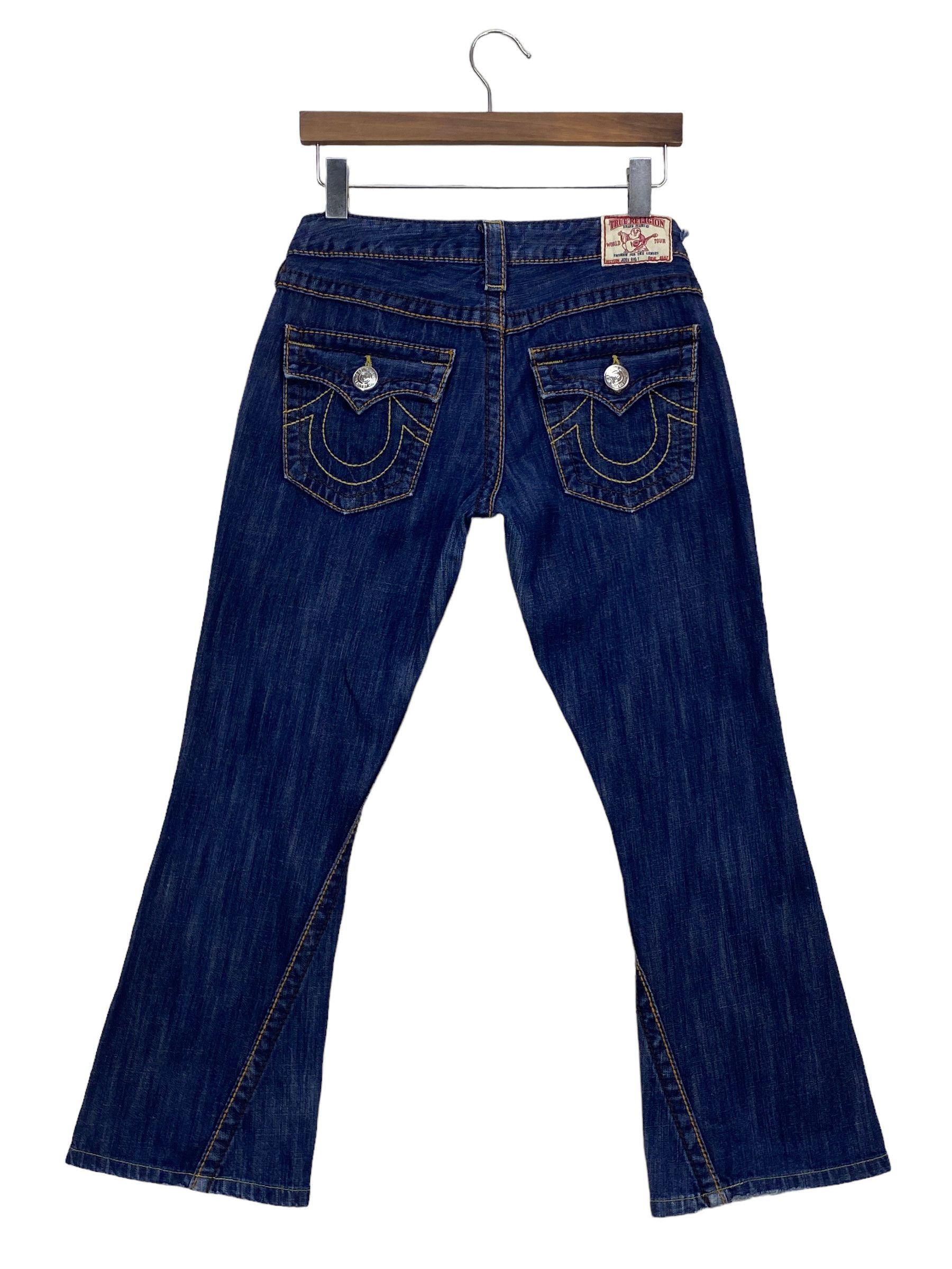 image of Made In USA x True Religion Jeans Twisted Leg Ankle Jeans Flare Jeans in Blue, Men's (Size 29)