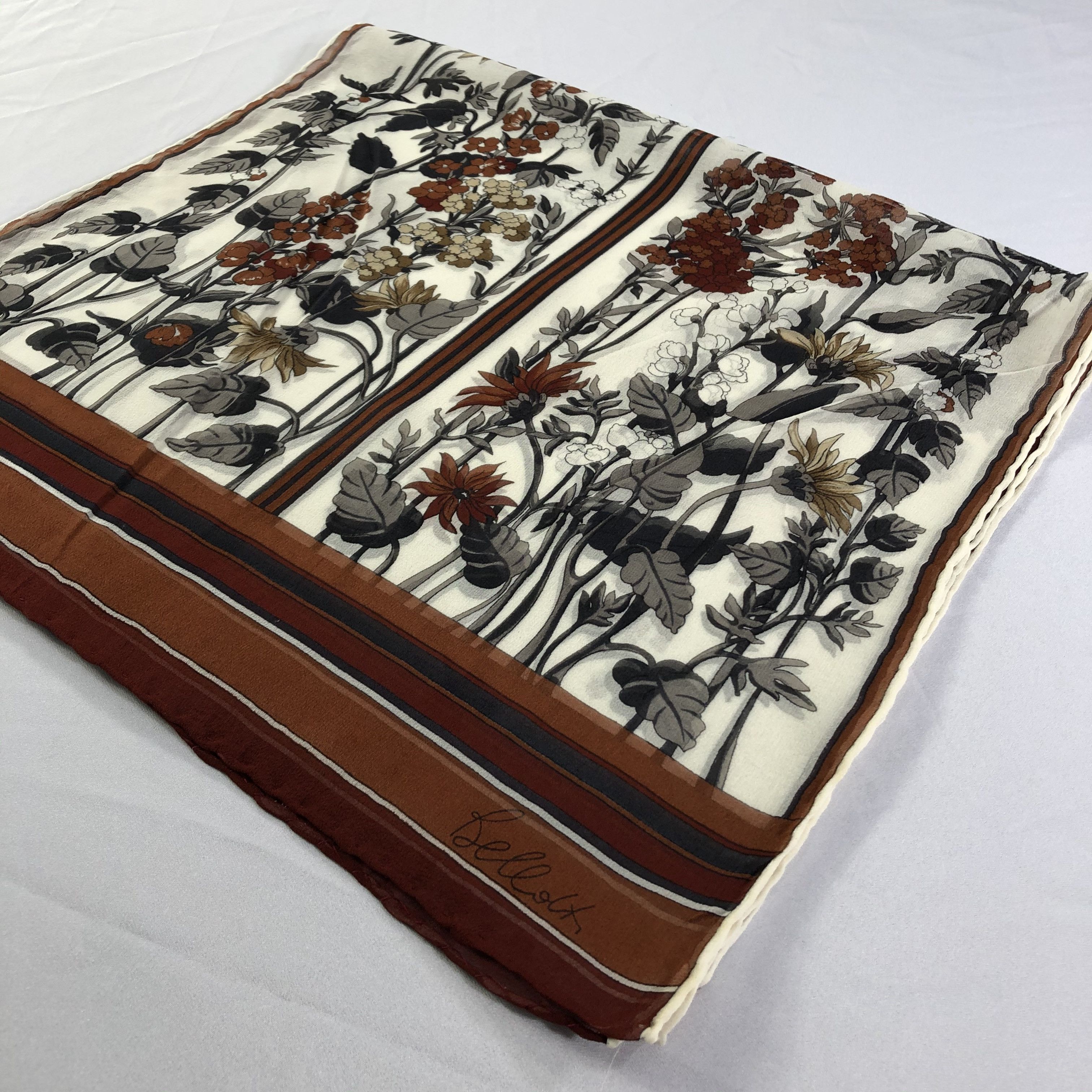 Vintage Vintage Silk Scarf Size ONE SIZE - 4 Thumbnail