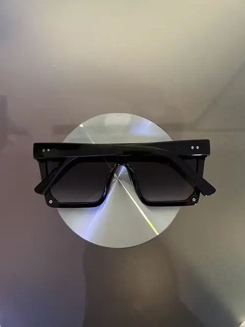 Japanese Brand Oversized Tinted Sunglasses (black) Size ONE SIZE - 3 Thumbnail