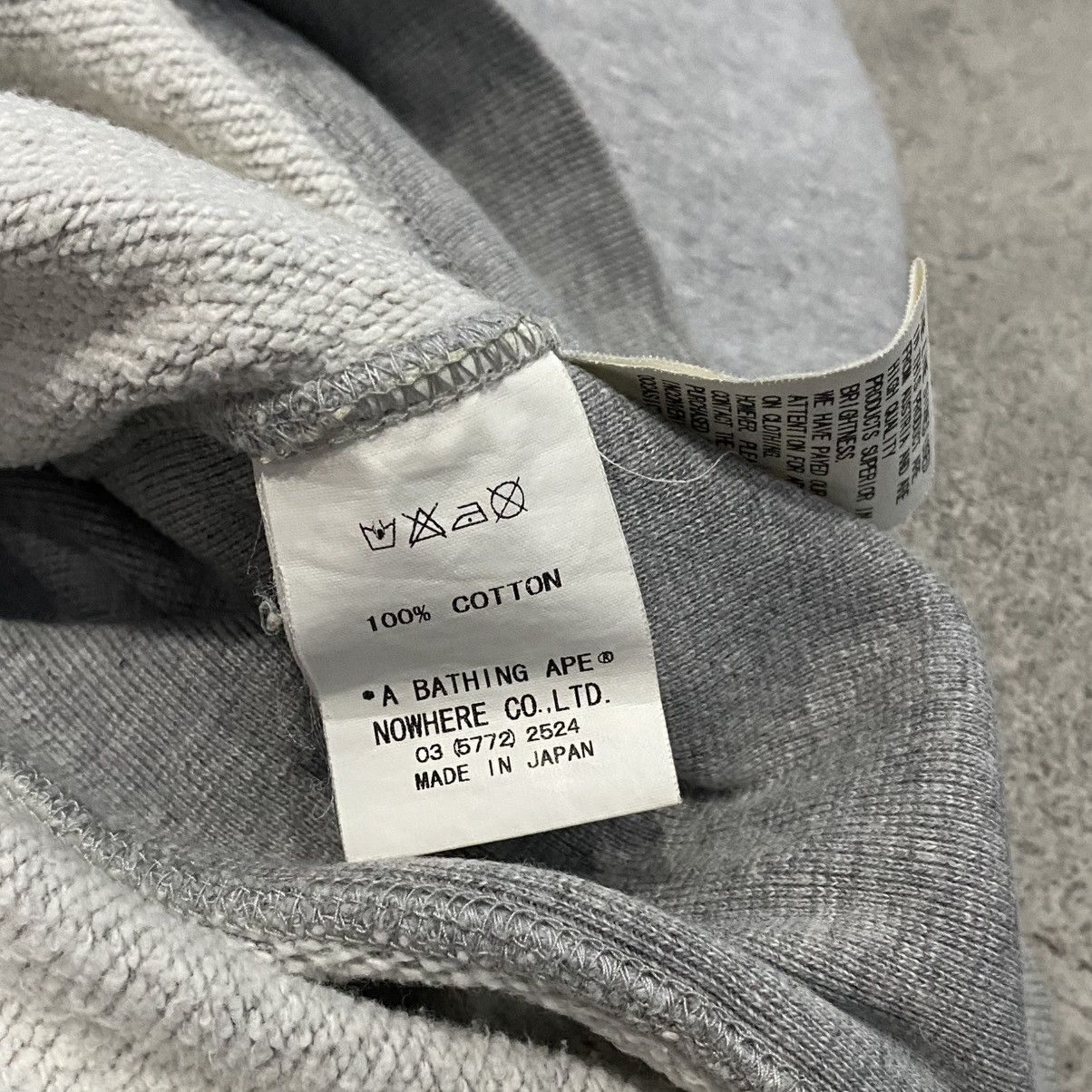 Bape Bape College Swarovski Crewneck OG Gray Size US L / EU 52-54 / 3 - 3 Thumbnail