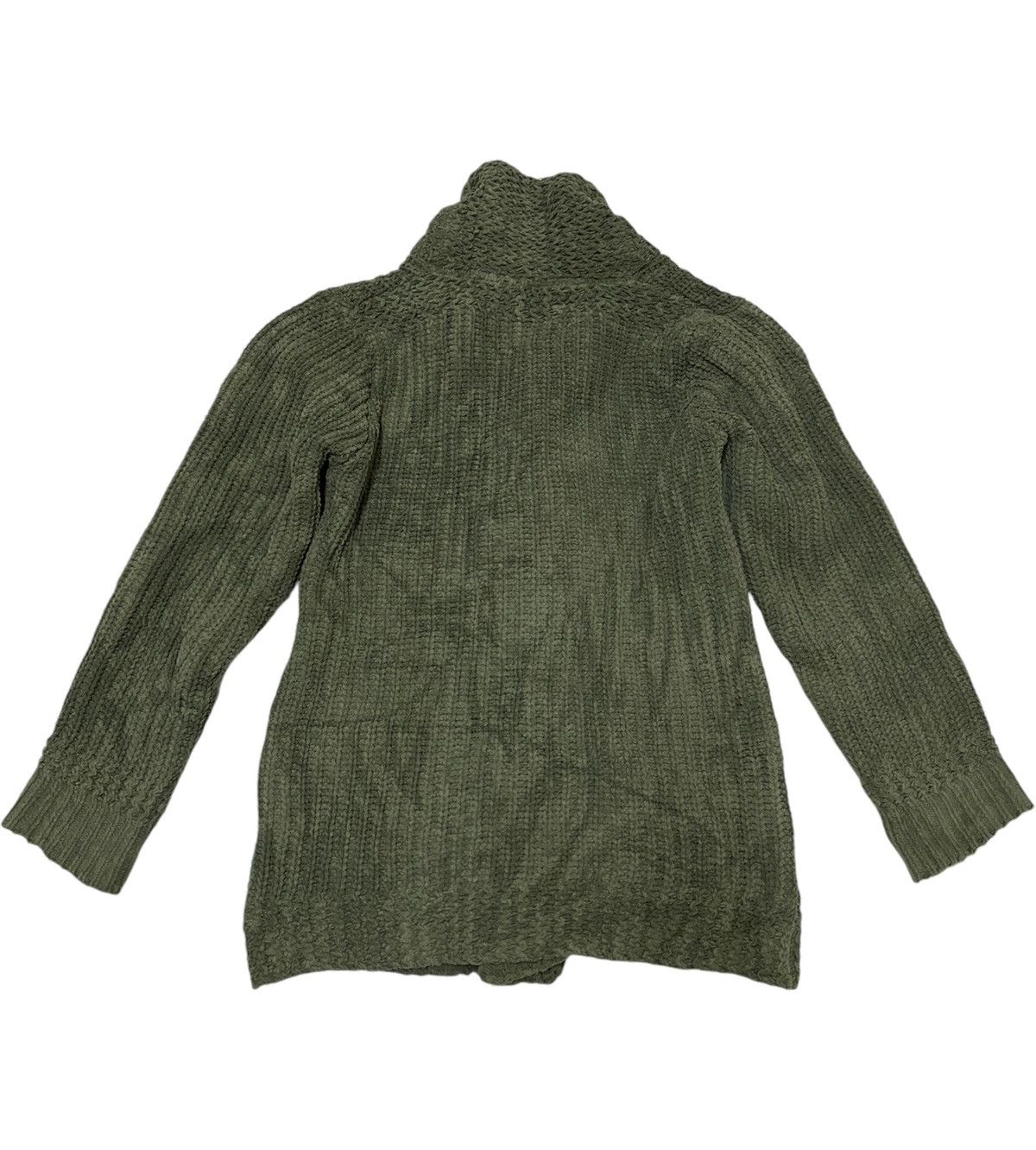 Japanese Brand 291295 Homme Cardigan Cable Knit Sweater (C3) Size US M / EU 48-50 / 2 - 4 Thumbnail