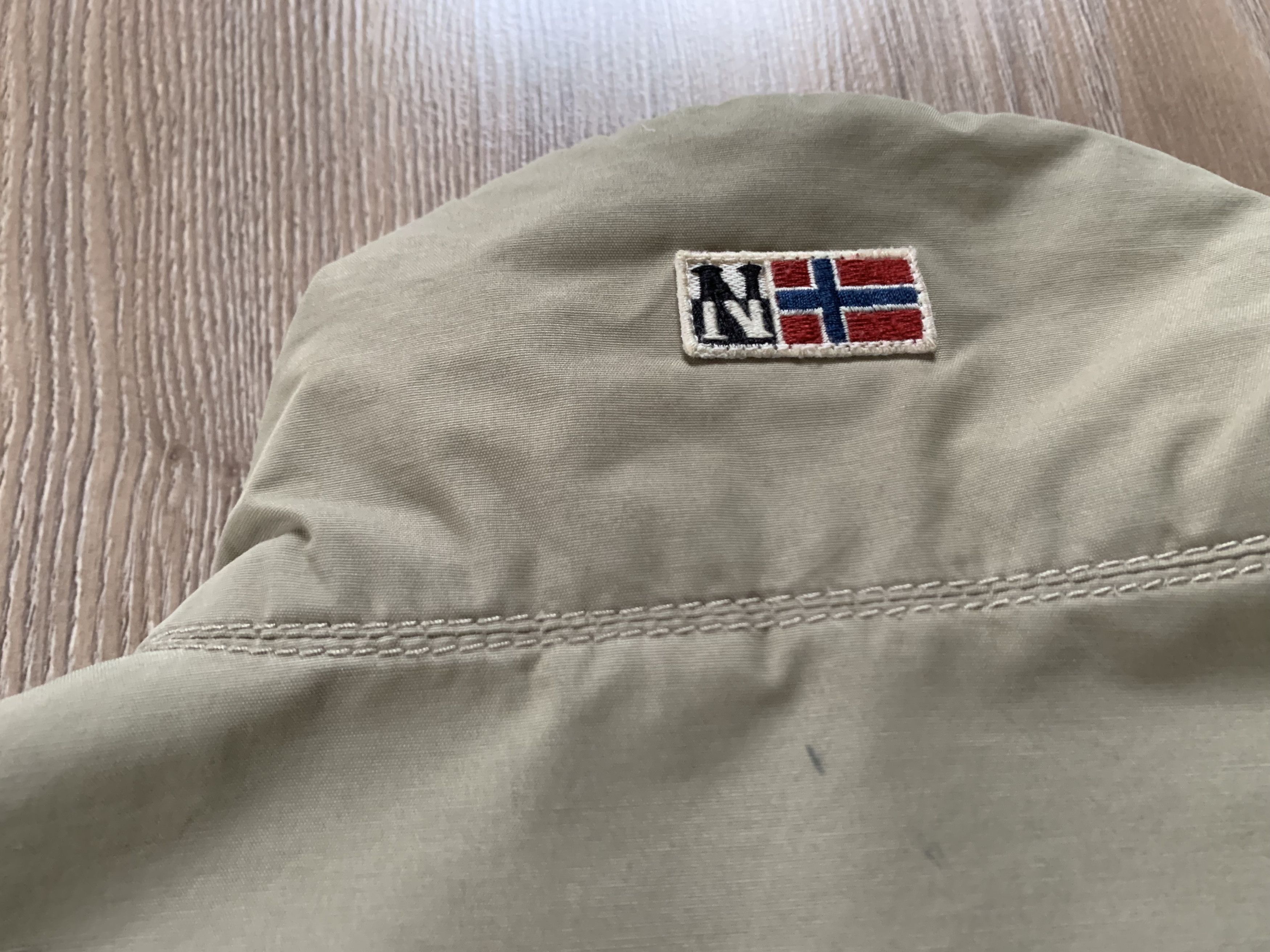 Designer × Napapijri × Vintage Vintage Napapijri Outdoor Windbreaker Jacket Size US XL / EU 56 / 4 - 7 Thumbnail