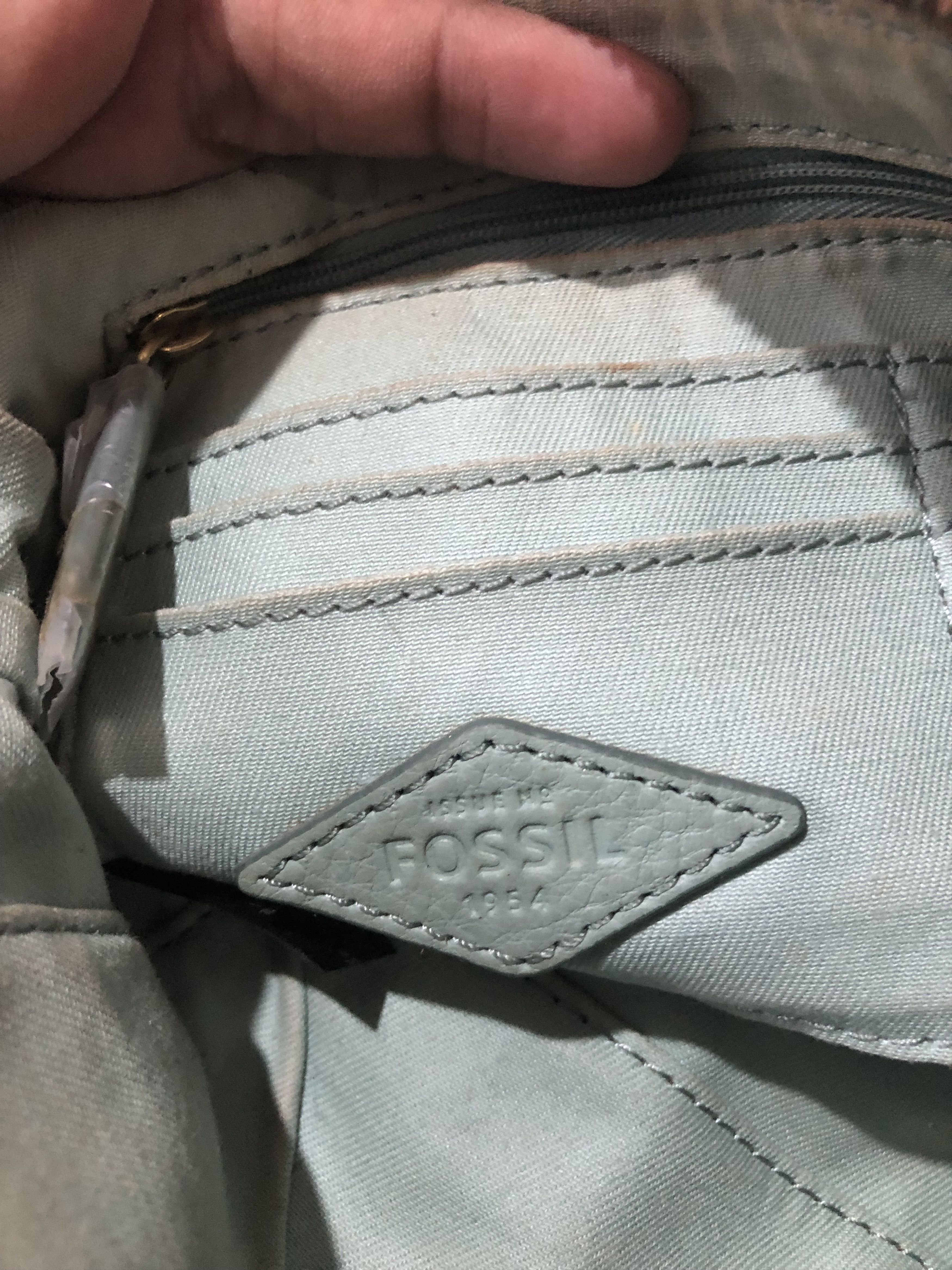 Fossil Fossil Sage Green Pebbled Leather Size ONE SIZE - 10 Thumbnail