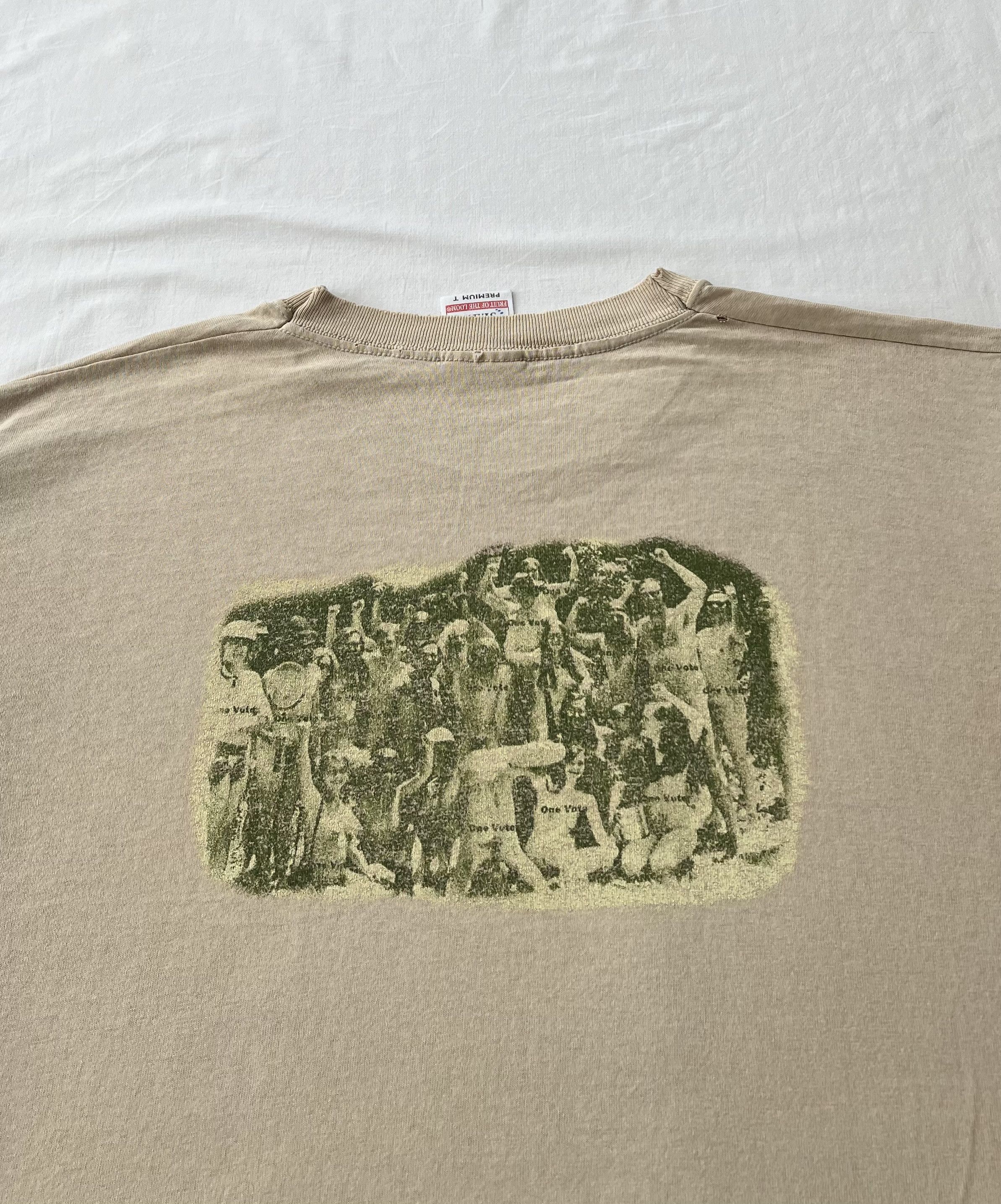 Band Tees Vintage 2001 Sonic Youth One Vote Japan Tour T-shirt Size US L / EU 52-54 / 3 - 18 Thumbnail