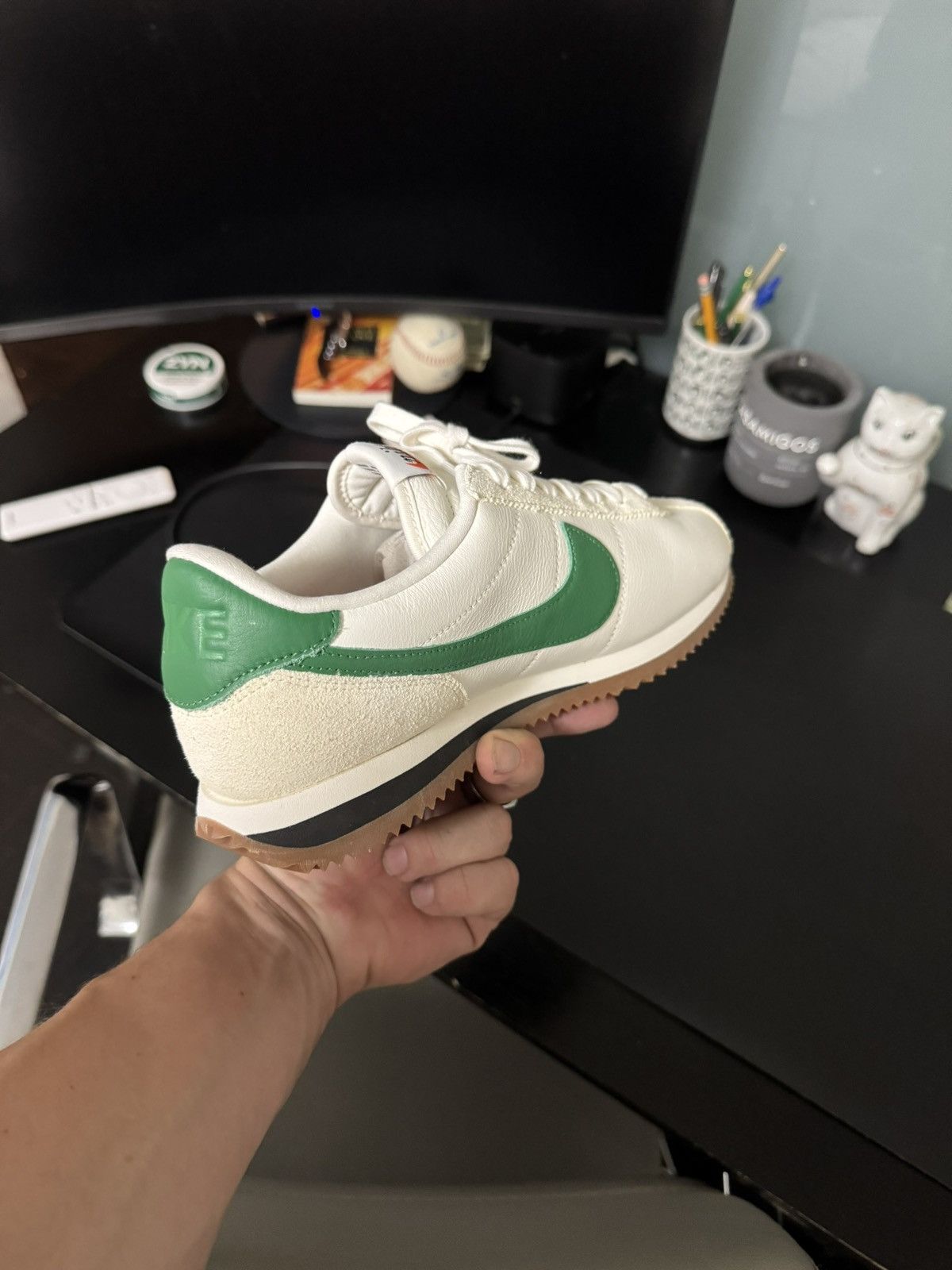 Nike Wmns Cortez Aloe Verde Size US 9 / IT 39 - 3 Thumbnail