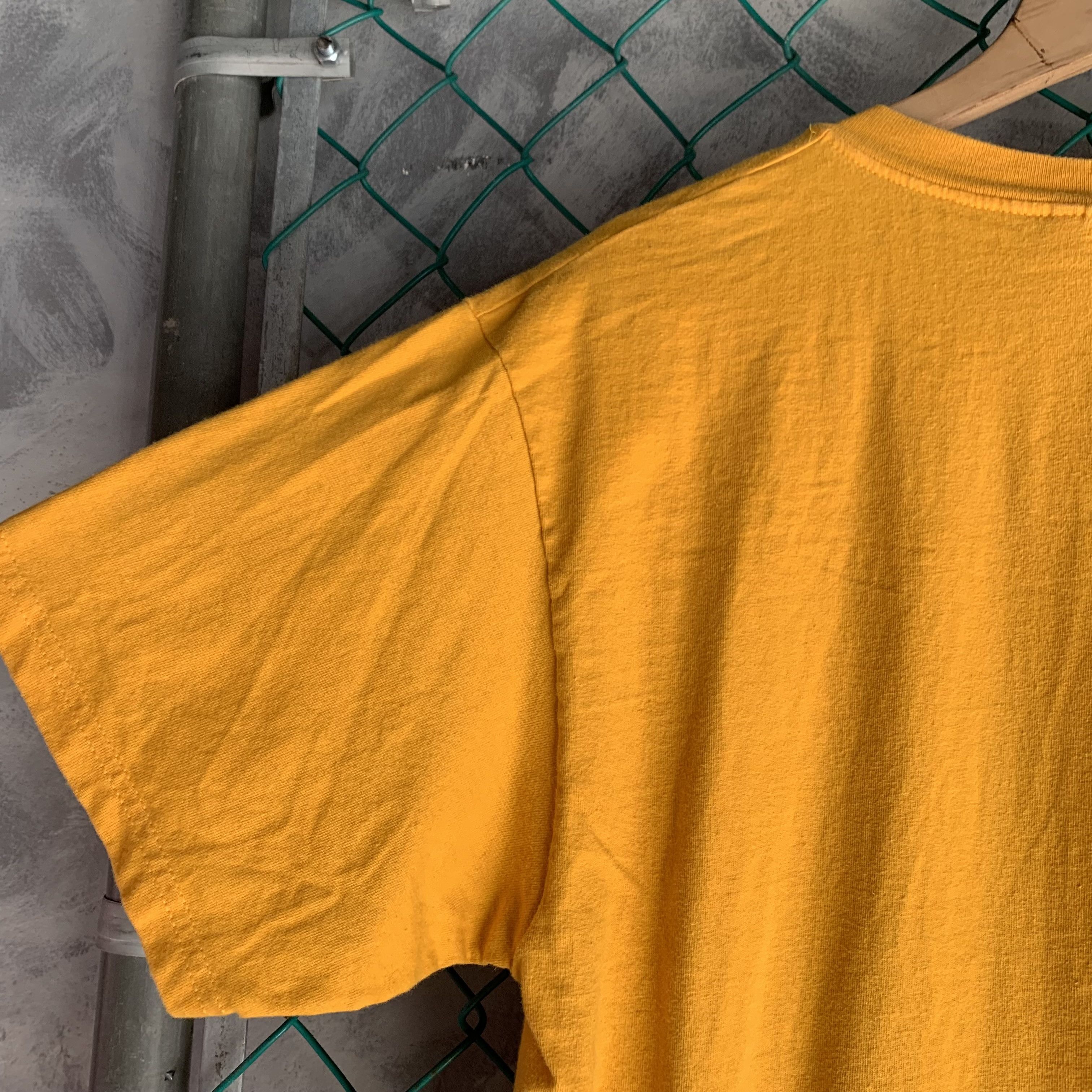 Hanes Hanes Beefy T Shirt Men's Size Large Yellow Size US L / EU 52-54 / 3 - 6 Thumbnail