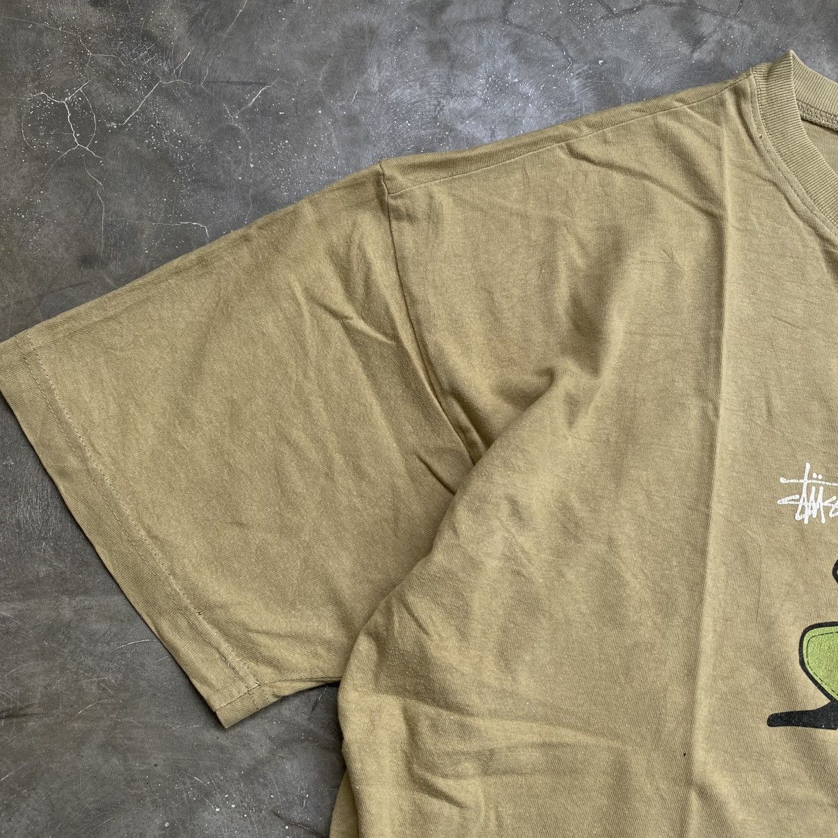 Stussy Vintage 90s Stussy Beige Knowledge Is King USA Tee Size US XXL / EU 58 / 5 - 5 Thumbnail